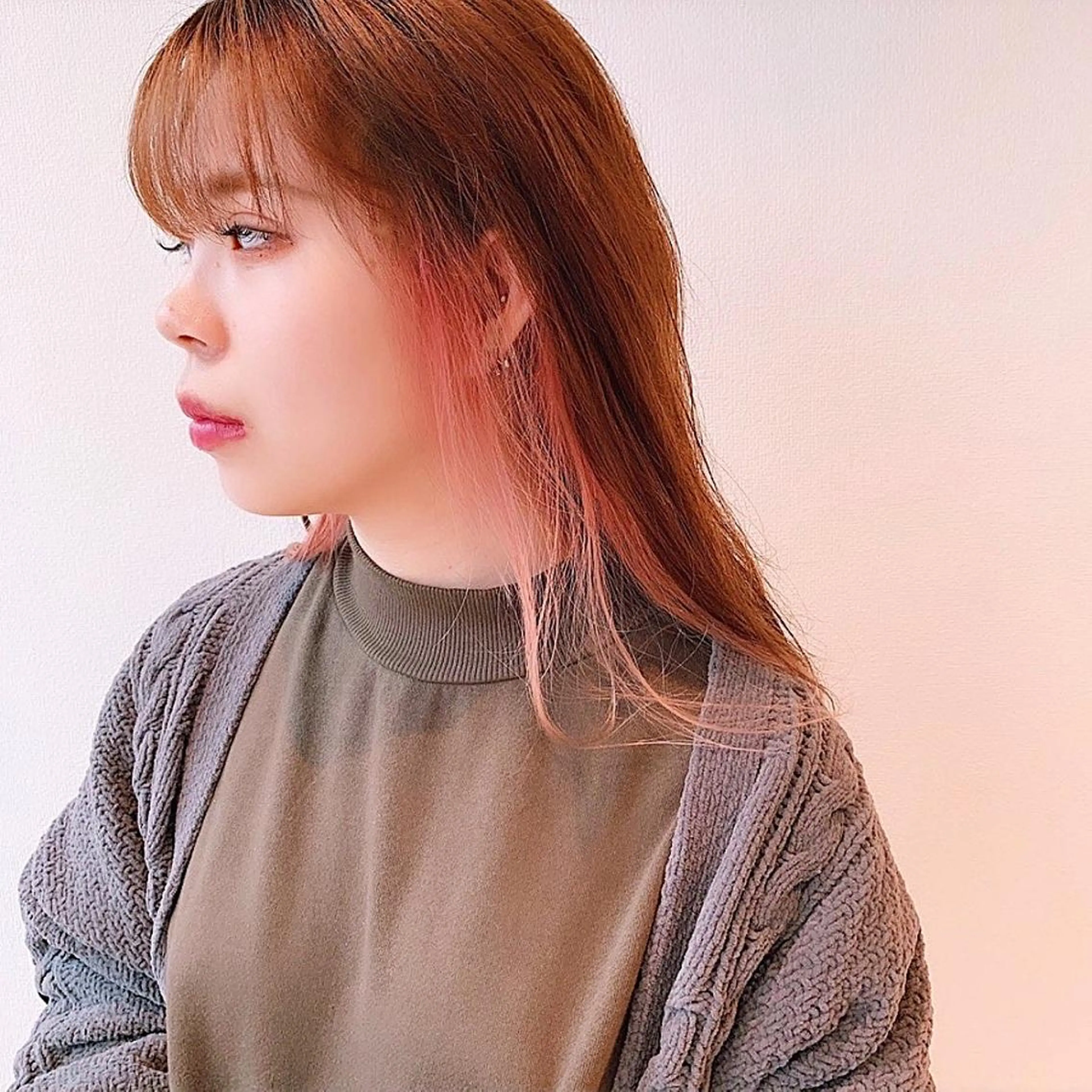 ロング カラー CODE.LINE所属・中川 竜誠のヘアスタイル