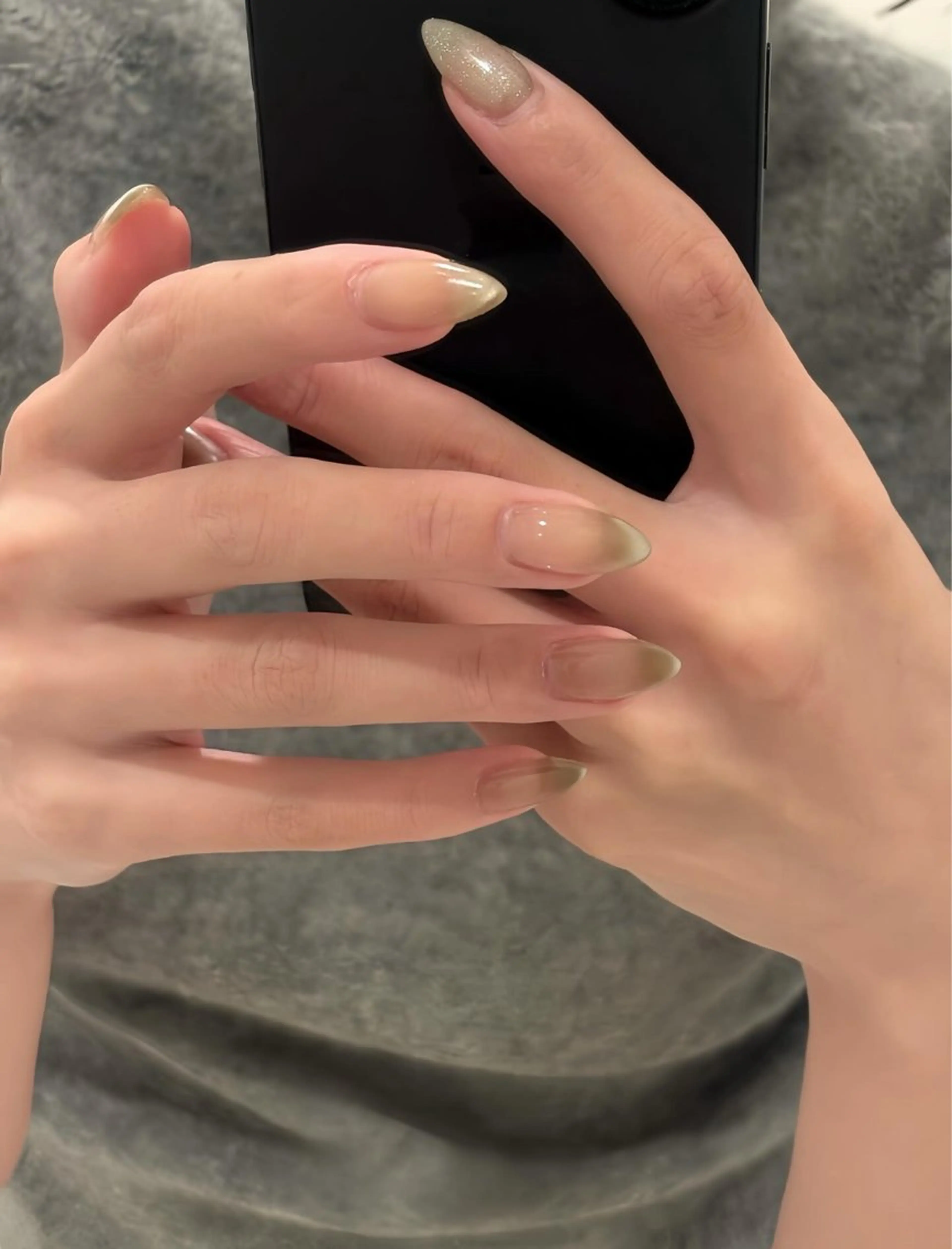 ネイル マグネットネイル マグネットワンカラー ワンカラーネイル filonnail Juna💍のネイルデザイン