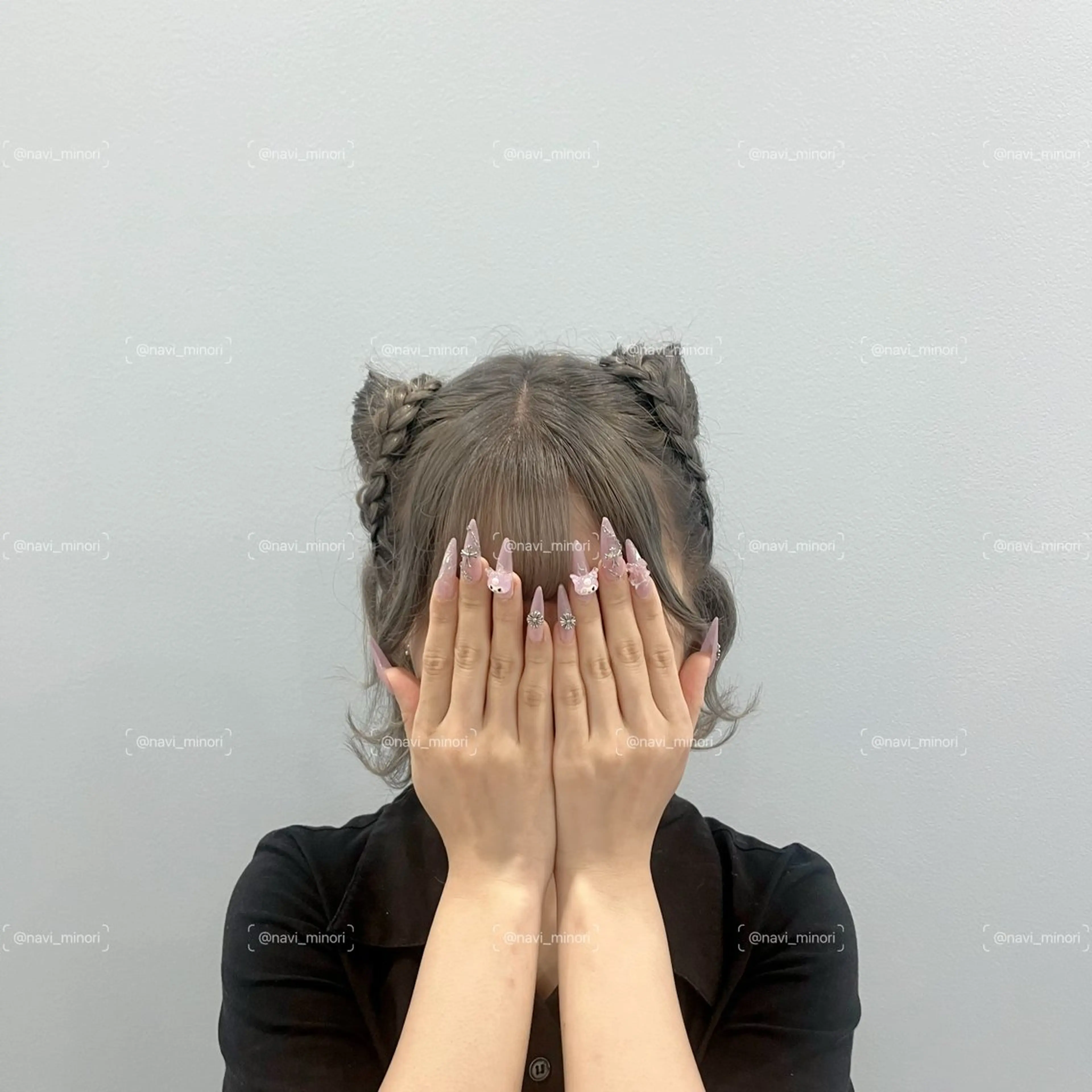 ショート ヘアアレンジ ヘアセット navi minoriのヘアスタイル