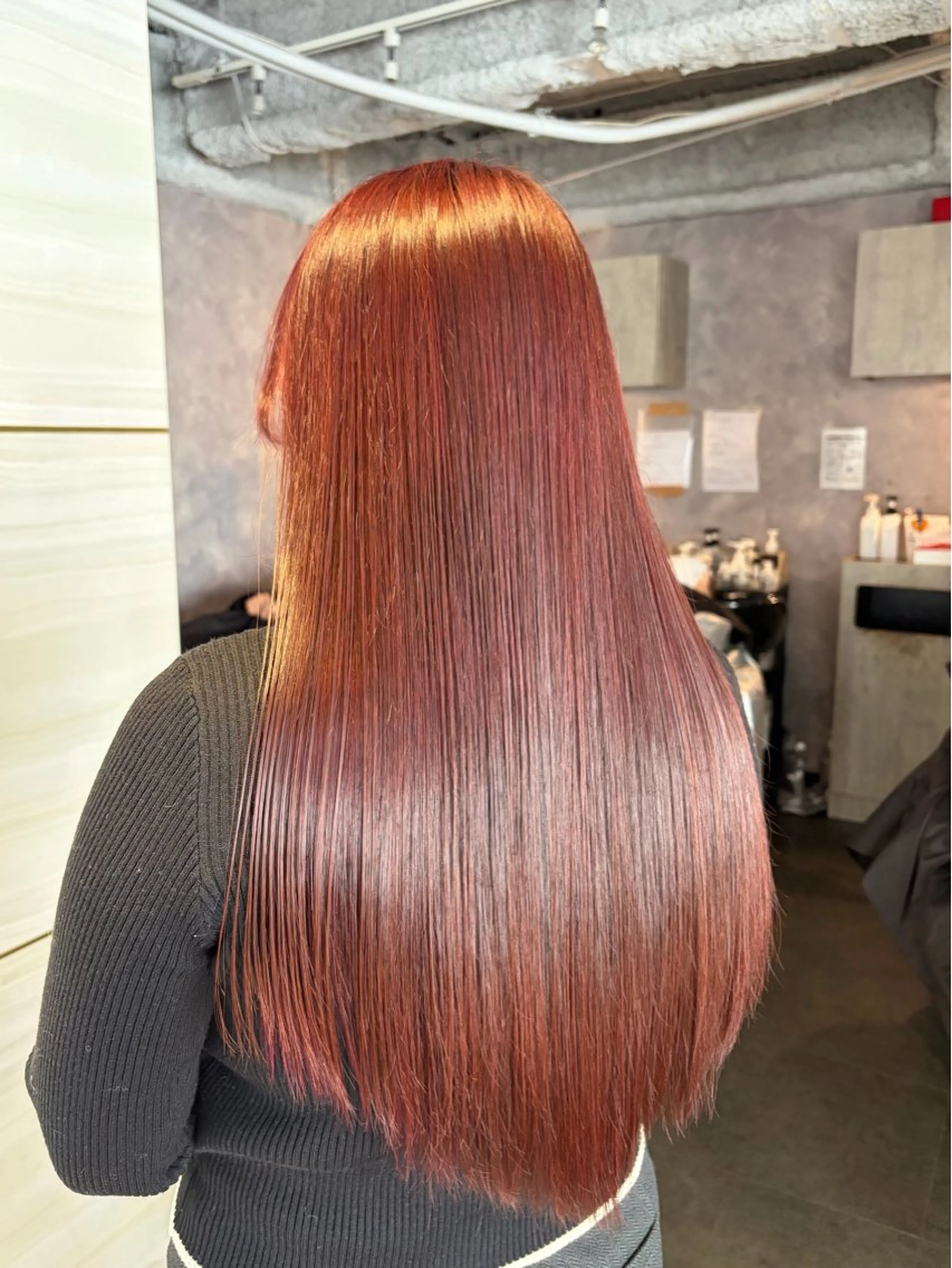 ロング カラー カット ヘアカラー 🩶mana🩶艶髪 /カラーオンカラーのヘアスタイル