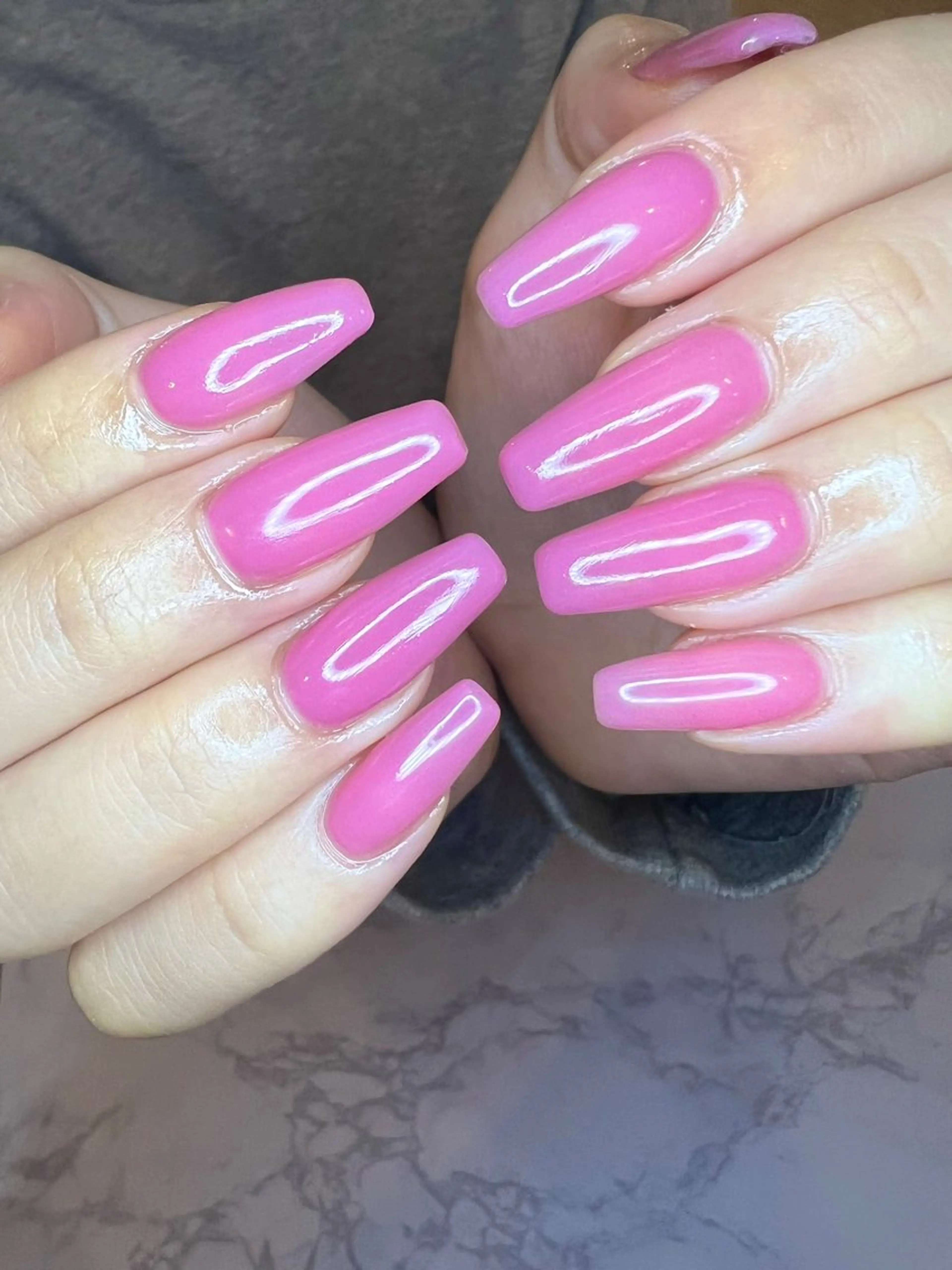 シンプルジェル4400円(オフ込み)✨ 【1色塗りorグラデーション可能です🥰】カラーの種類が豊富❤️💛💚💙💜の写真