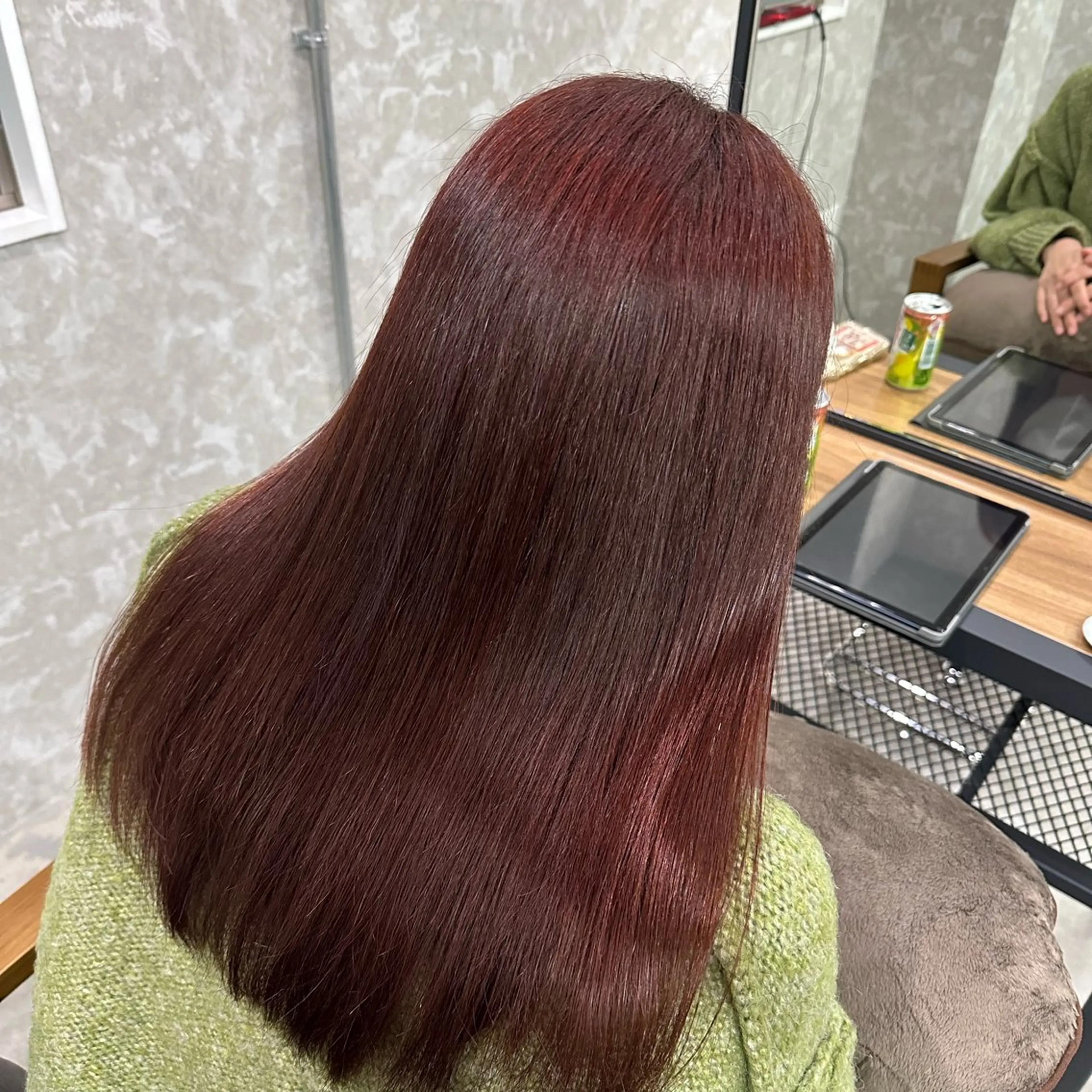 セミロング カラー ヘアカラー トリートメント 山口 智也のヘアスタイル