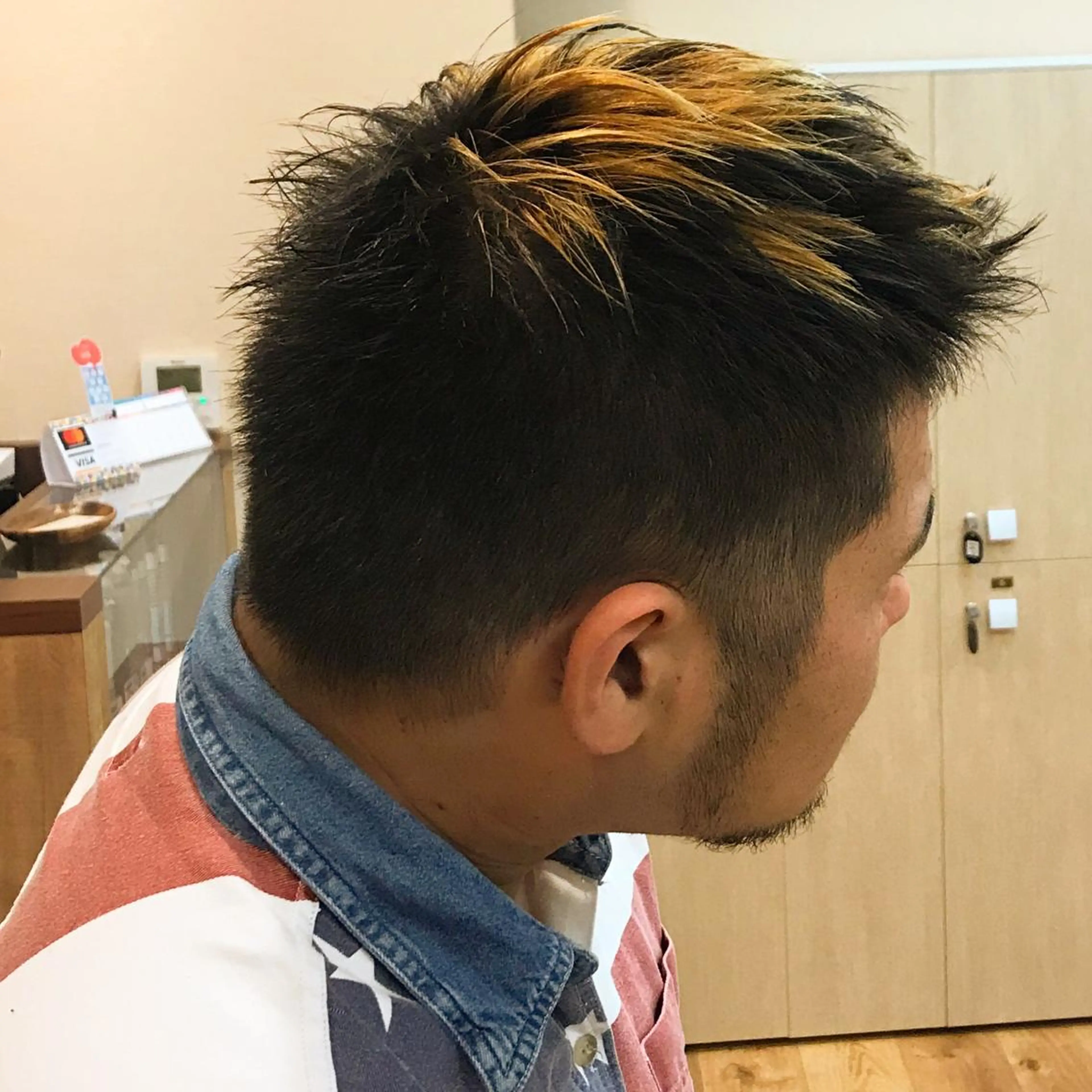 ショート カラー メンズ カット ヘッドスパ BLINK京橋 (ブリンク)のヘアスタイル