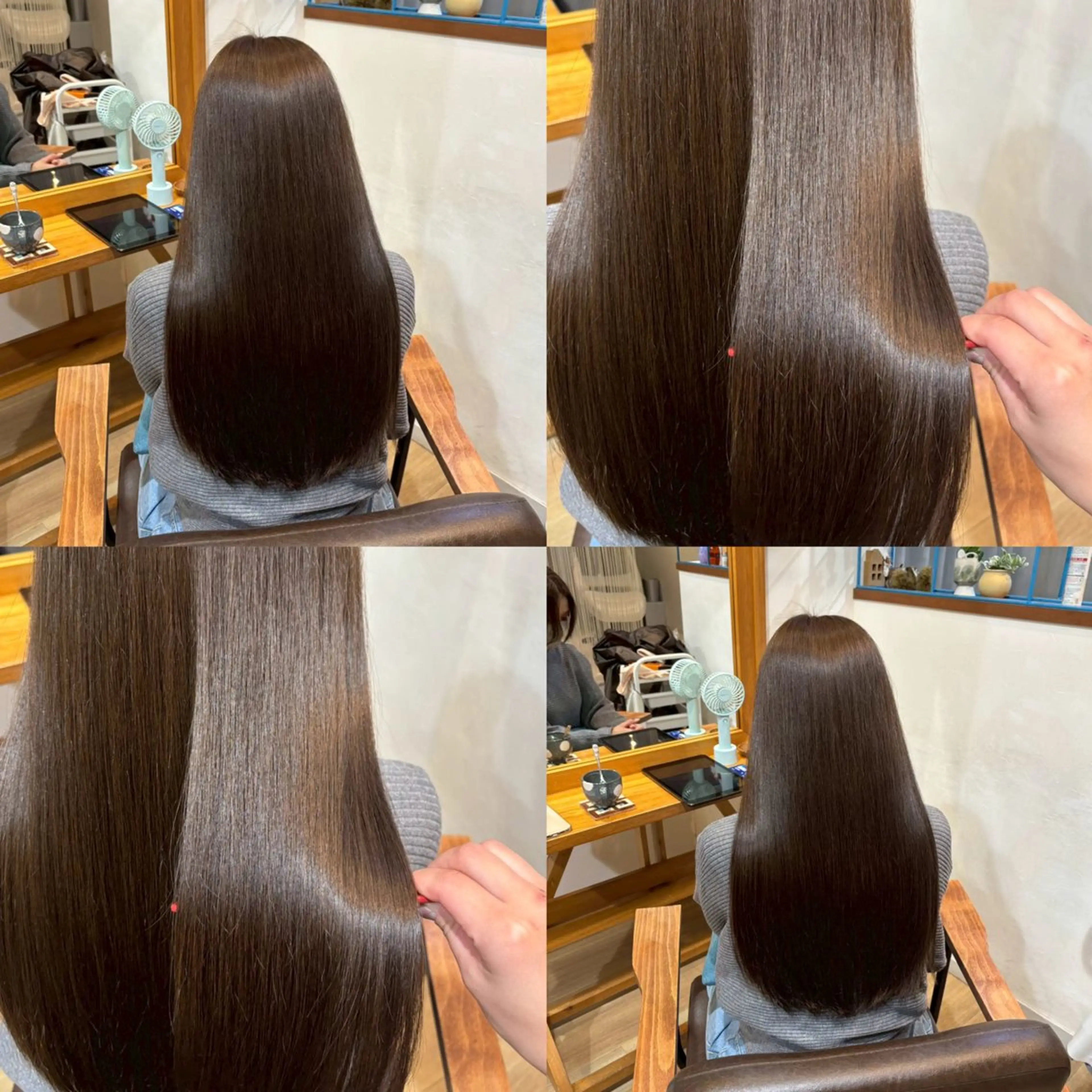 ロング カラー ヘアカラー トリートメント RINNO🌷艶髪/ 透明感&艶カラーのヘアスタイル