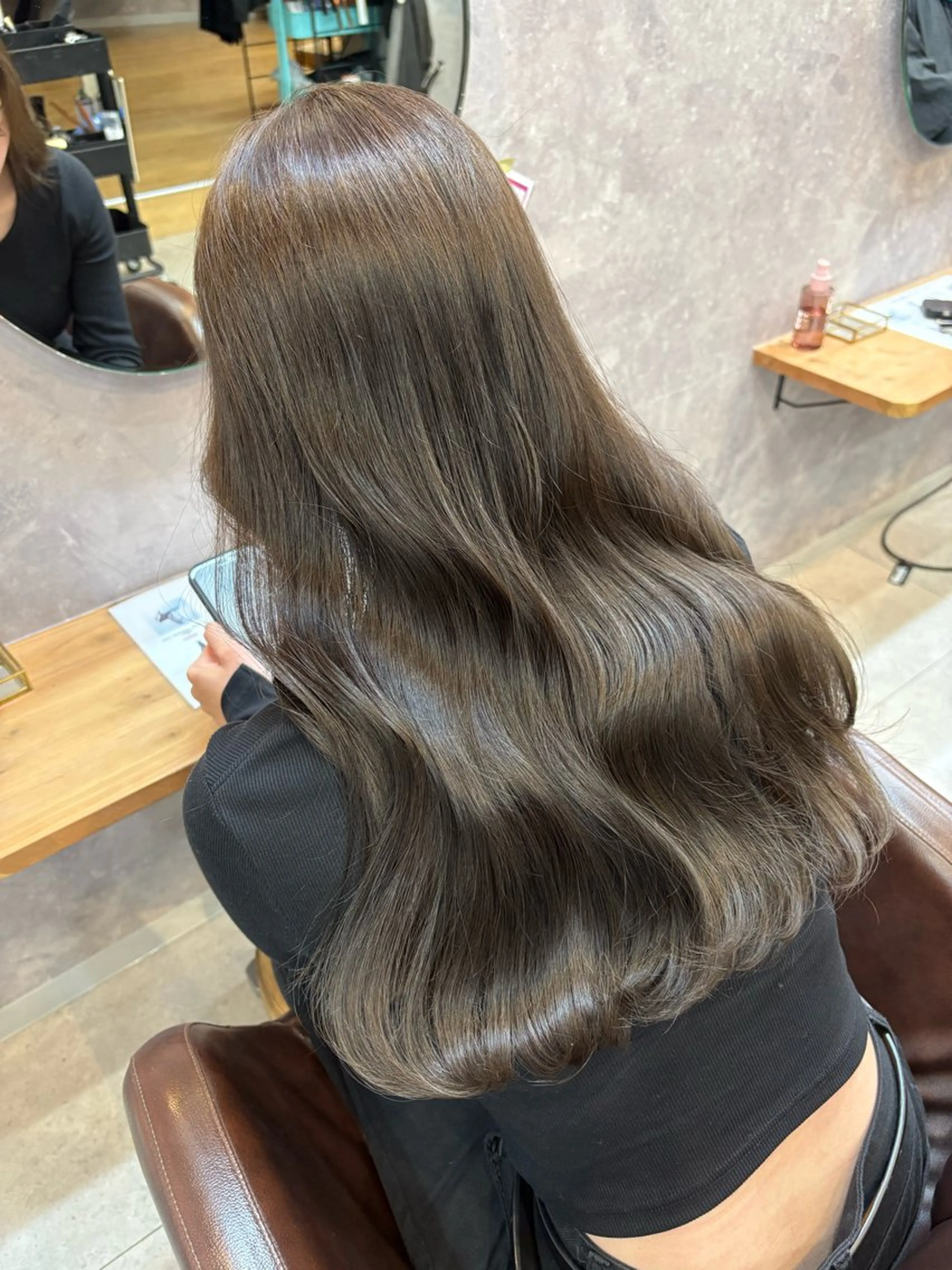 ロング 松本 陽菜のヘアスタイル