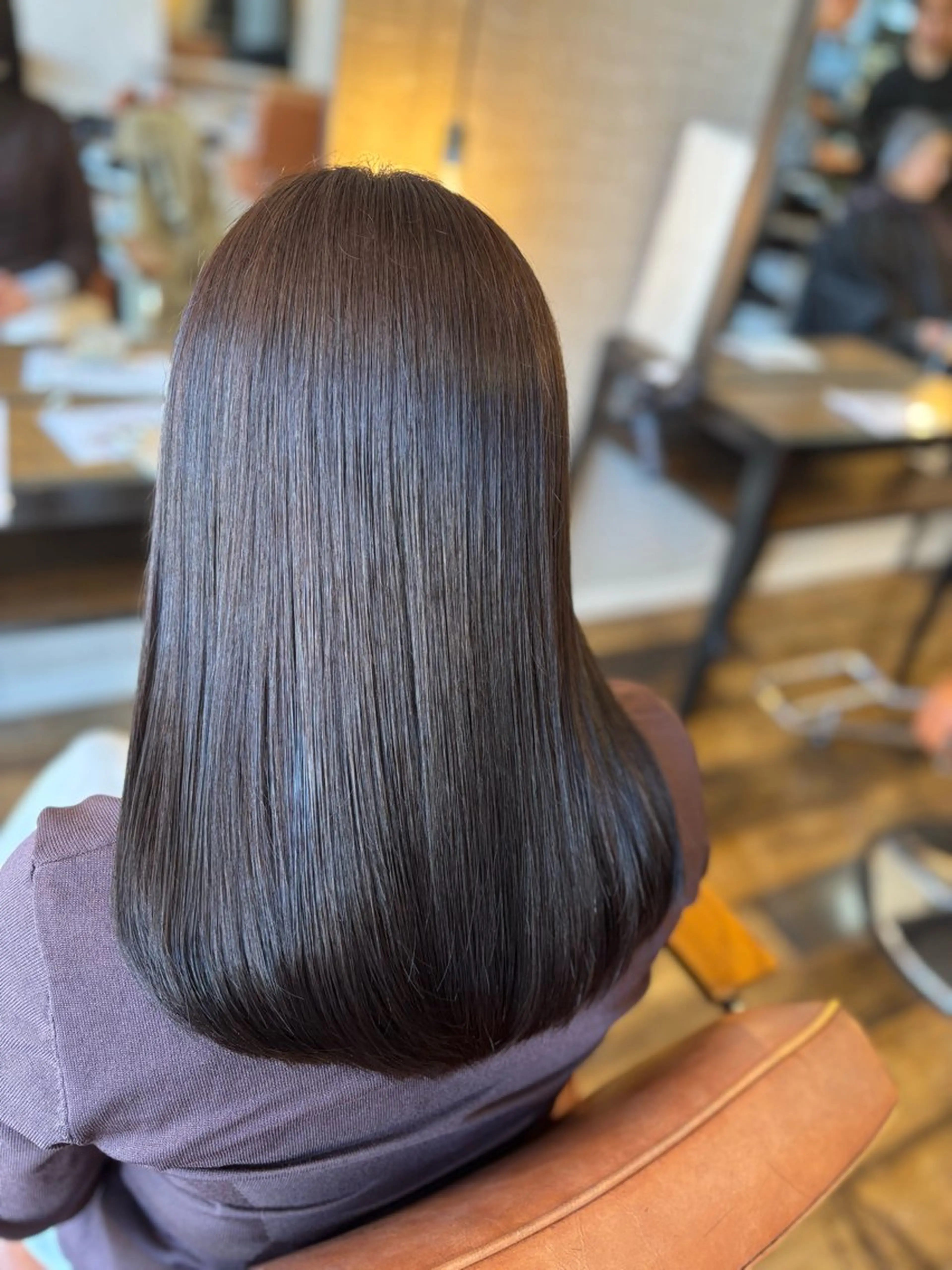 セミロング 竹田 有沙のヘアスタイル