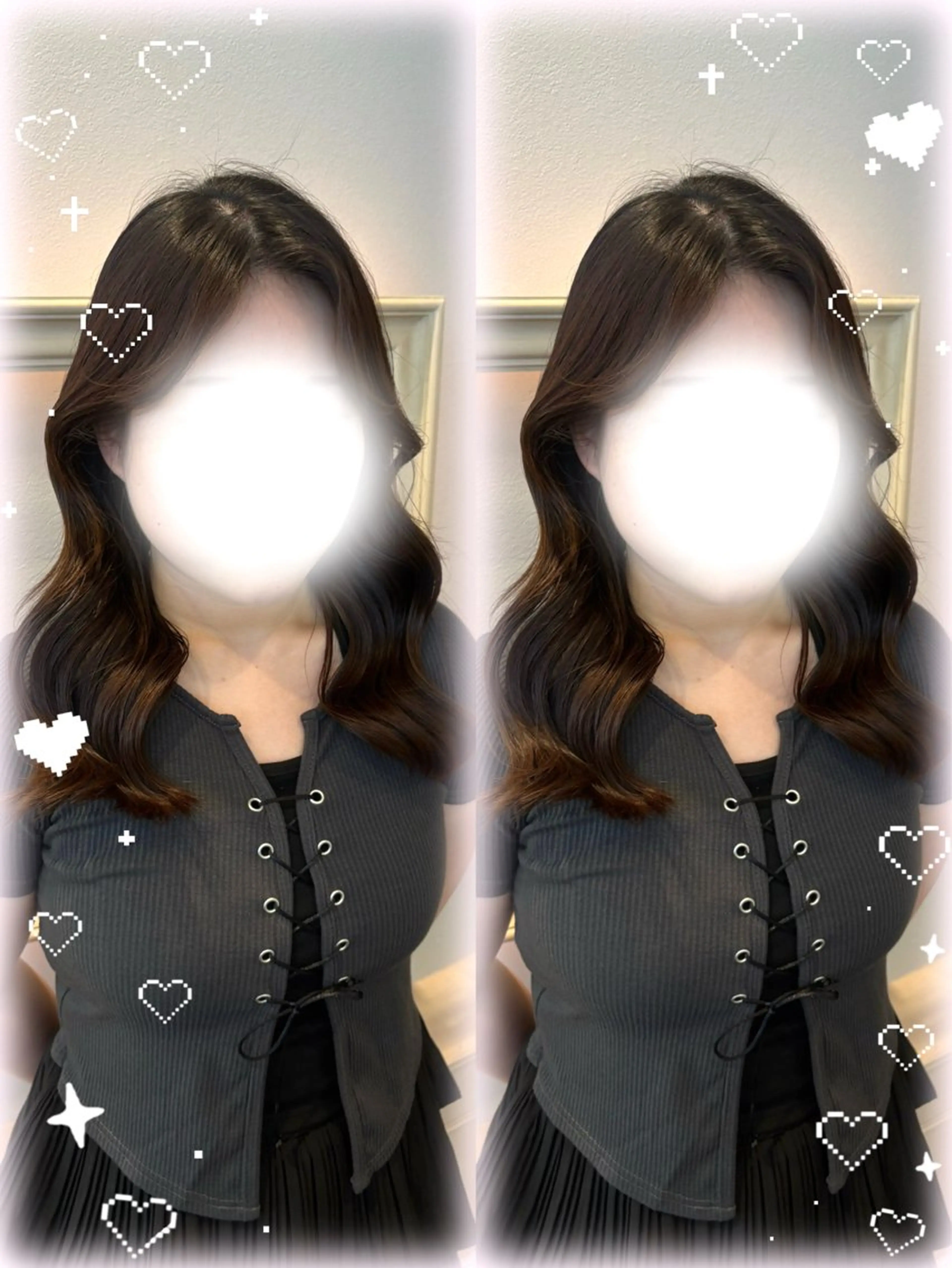 セミロング ヘアアレンジ ヘアセット 髪質改善/縮毛矯正 /アレンジ🌙あまにのヘアスタイル