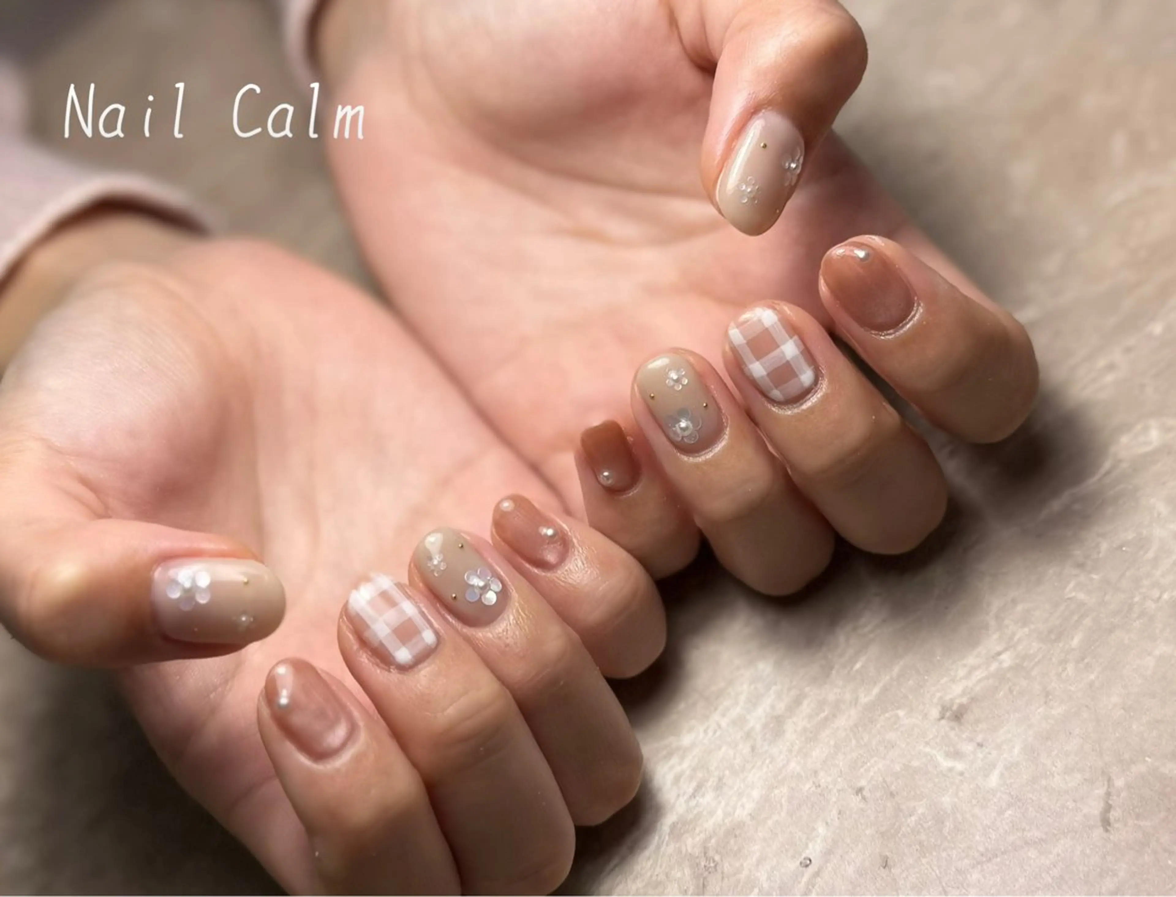 ネイル アートネイル ハンドネイル Nail Calm所属・プライベートサロン Calmのネイルデザイン