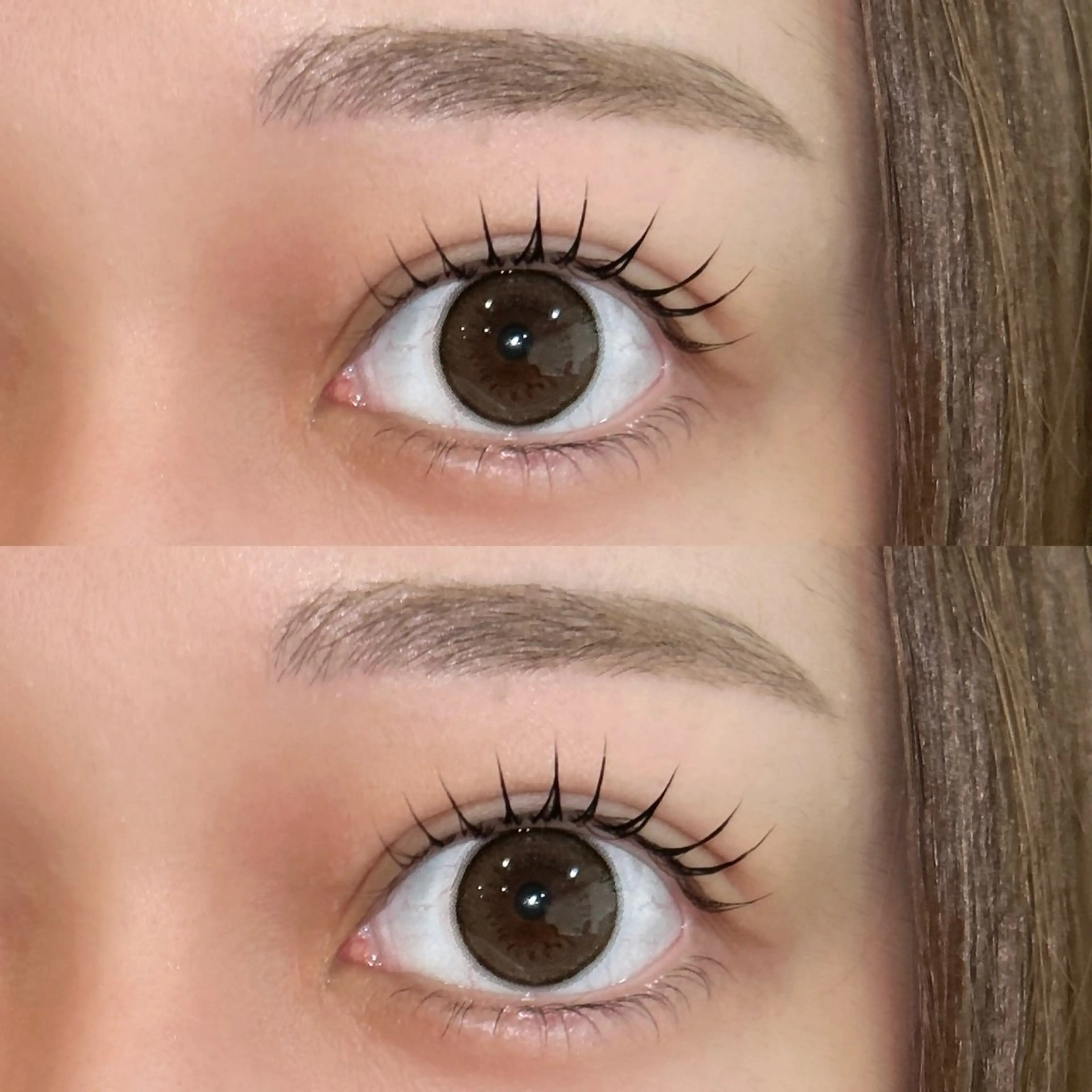 眉毛とまつ毛のセットメニュー⋆͛📢⋆パリジェンヌラッシュリフト(上下)&美眉スタイリング(再来 ¥11000)の写真