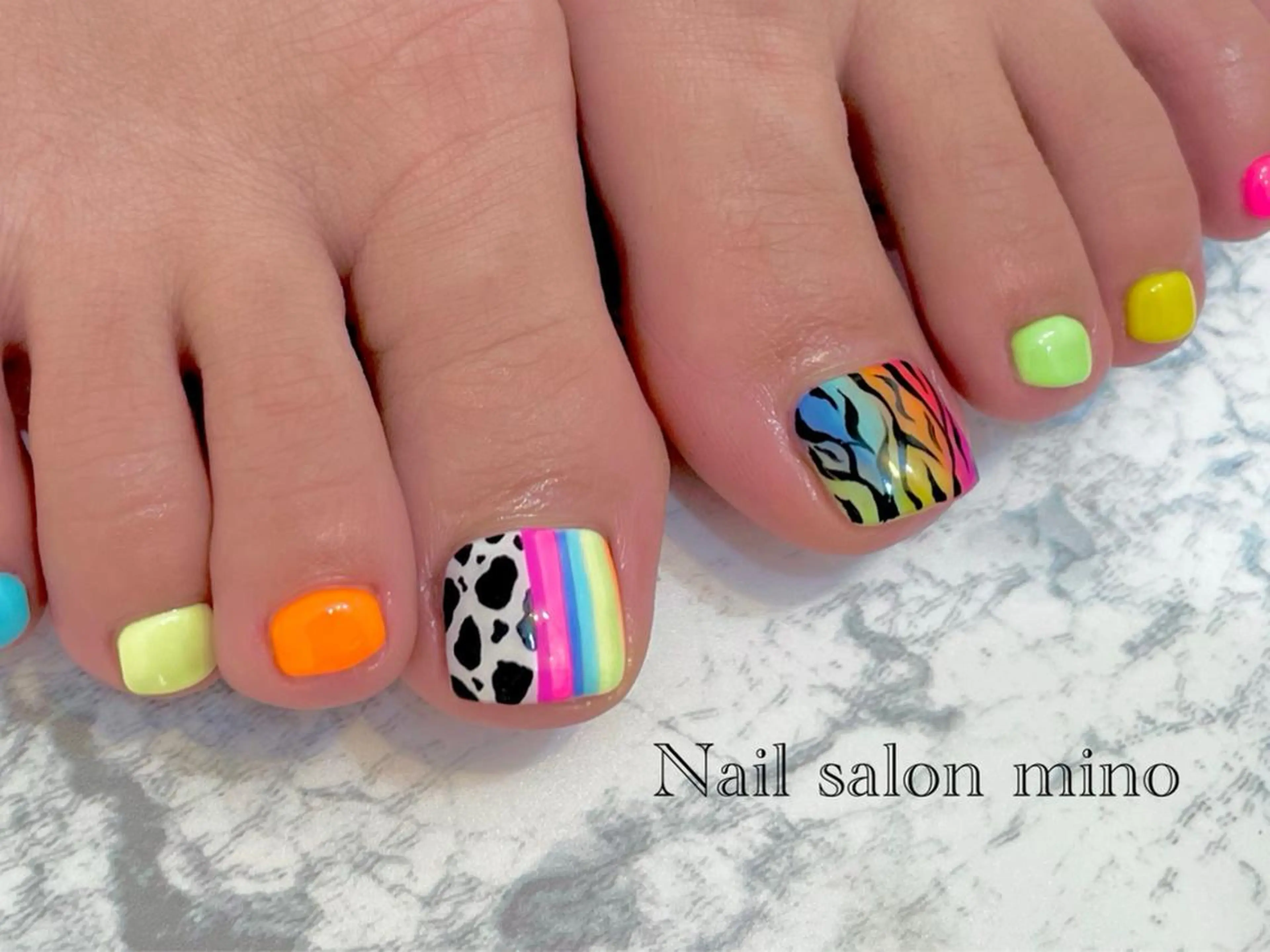 ネイル アートネイル フットネイル マグネットネイル ミラーネイル シンプルネイル 三野　nail salon minoのネイルデザイン