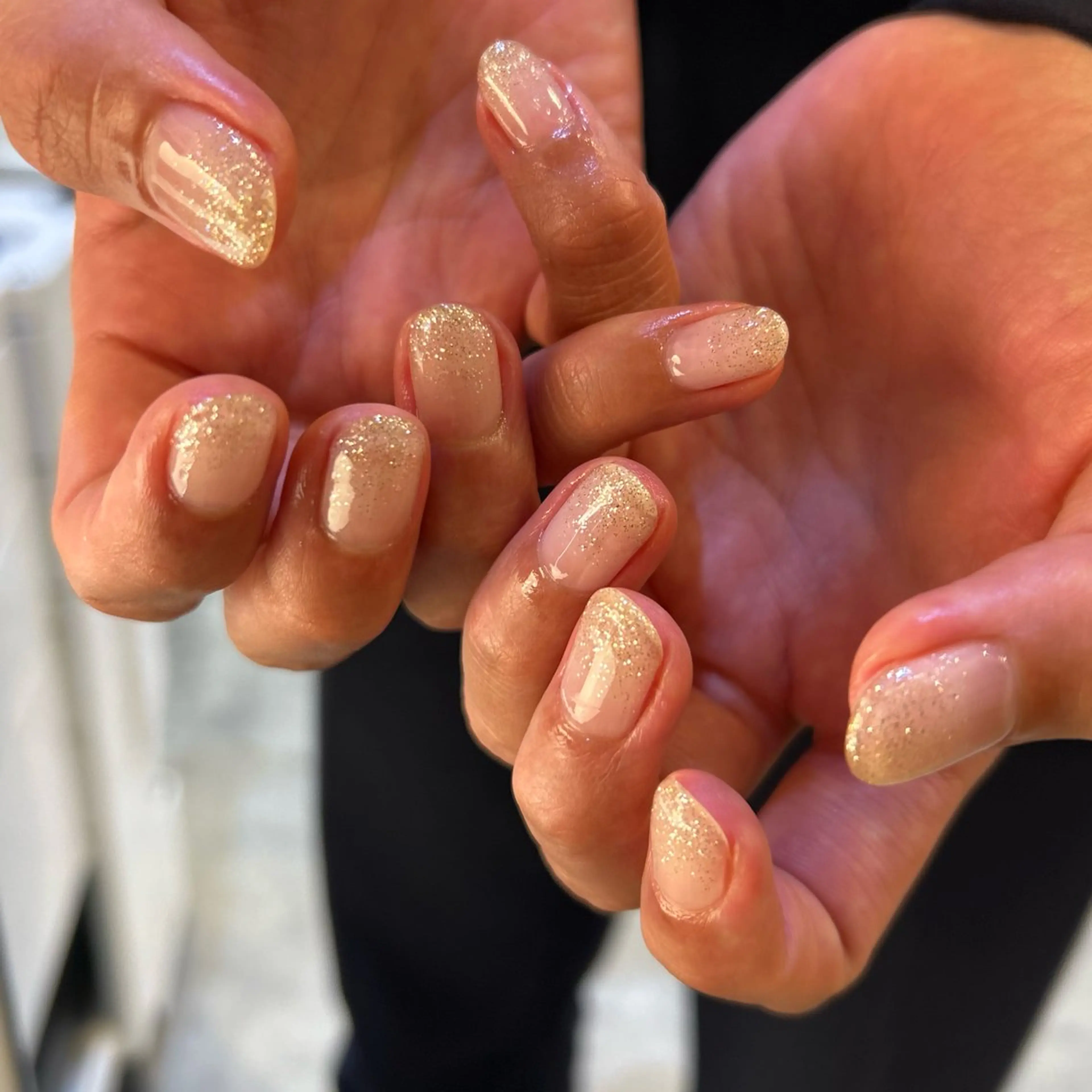 ネイル ラメ(グリッター) ラメグラデーション Yumi 広尾|恵比寿ネイルのネイルデザイン