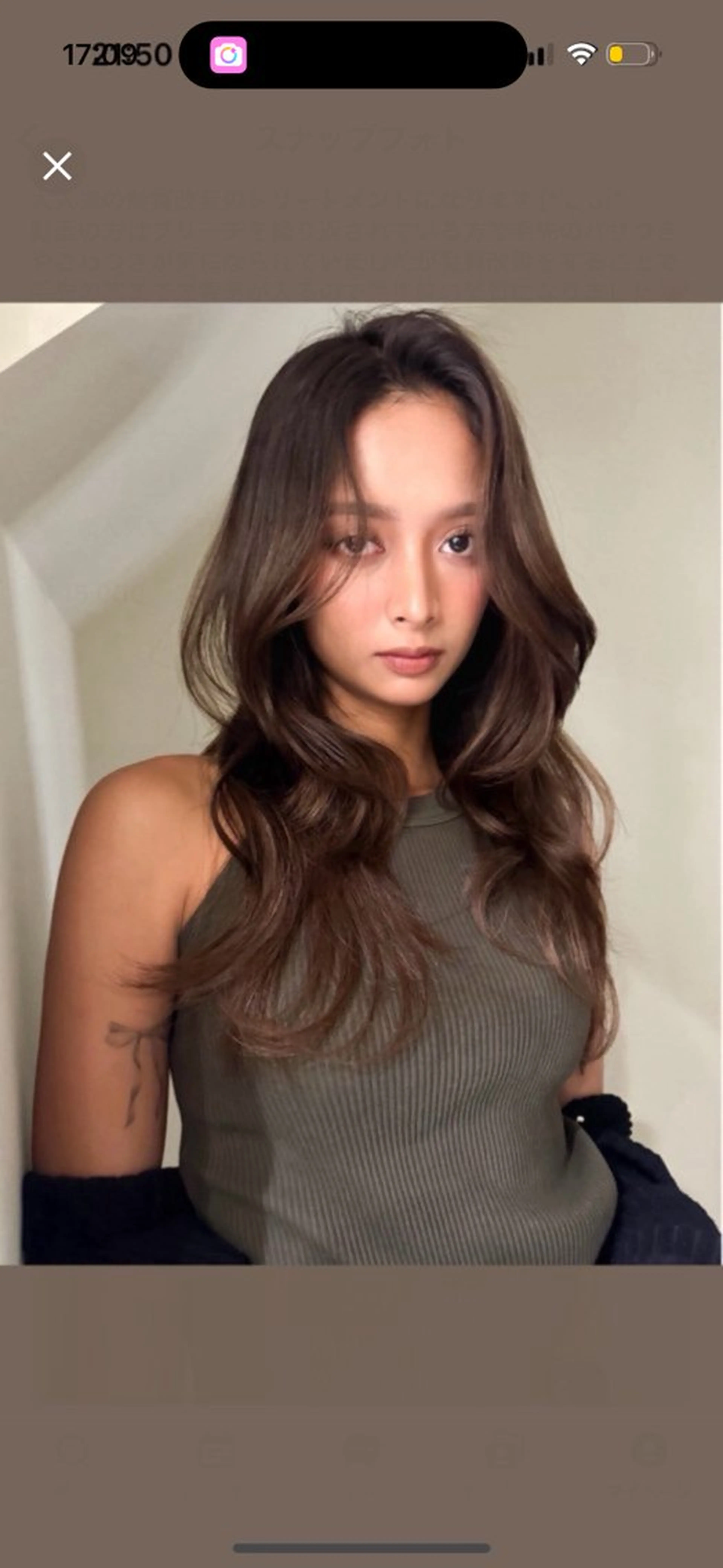 ロング ヘアカラー 🎀 うる艶透明感 カラー / 錦糸町のヘアスタイル