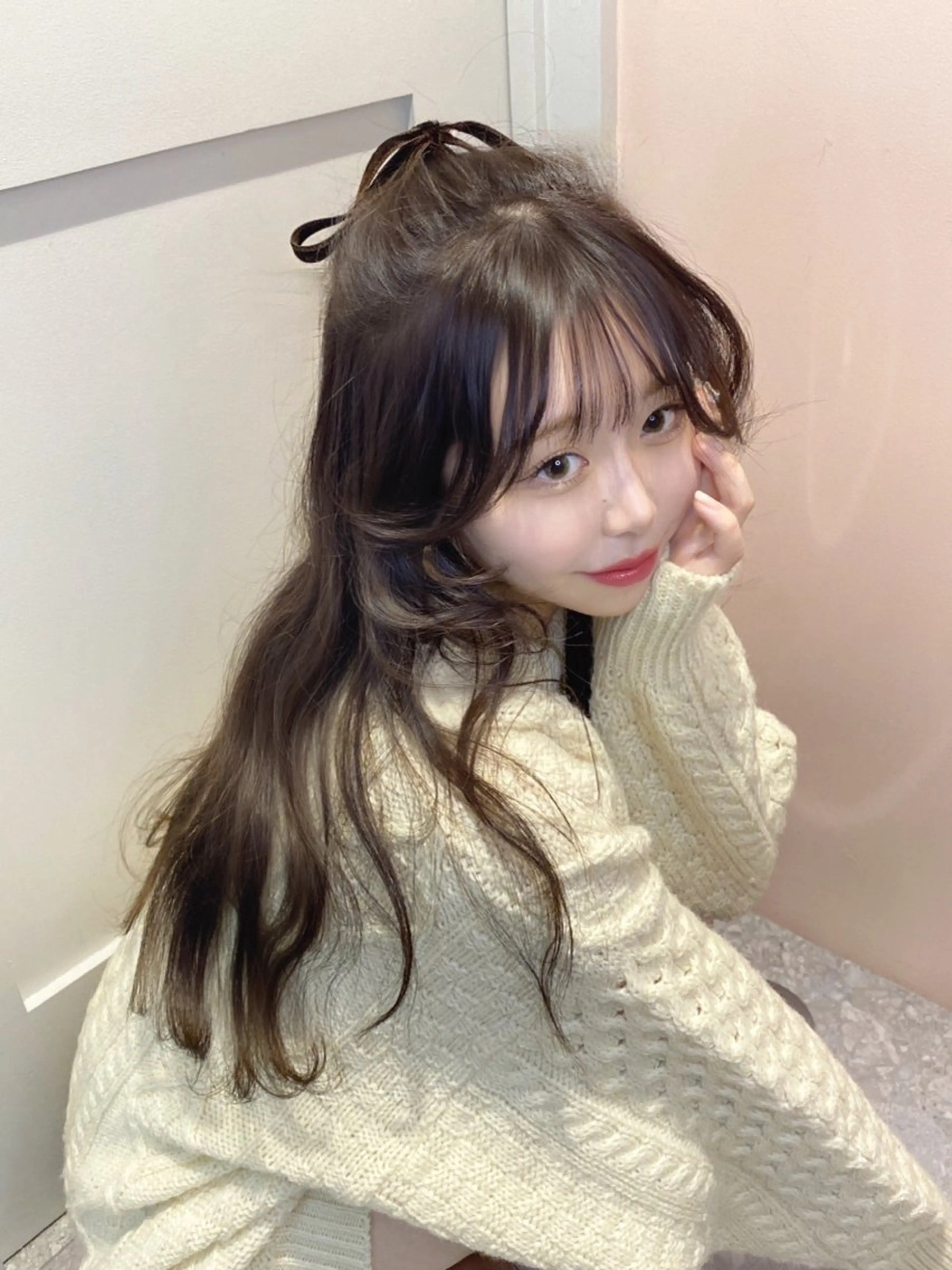 ロング カラー ヘアアレンジ ヘアセット the path sora♡のヘアスタイル