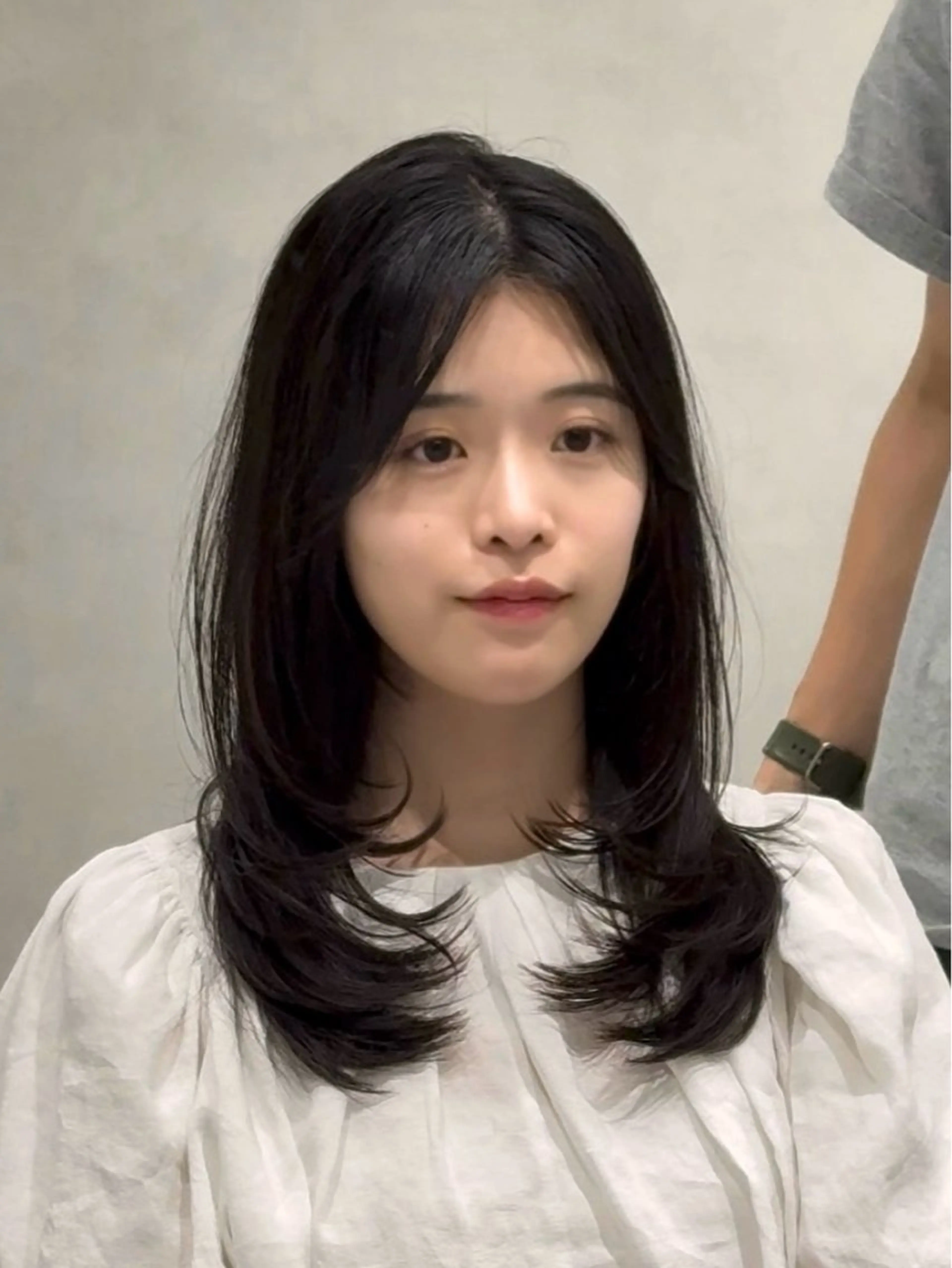 ロング レイヤーカット 大阪梅田 稲葉利也斗のヘアスタイル