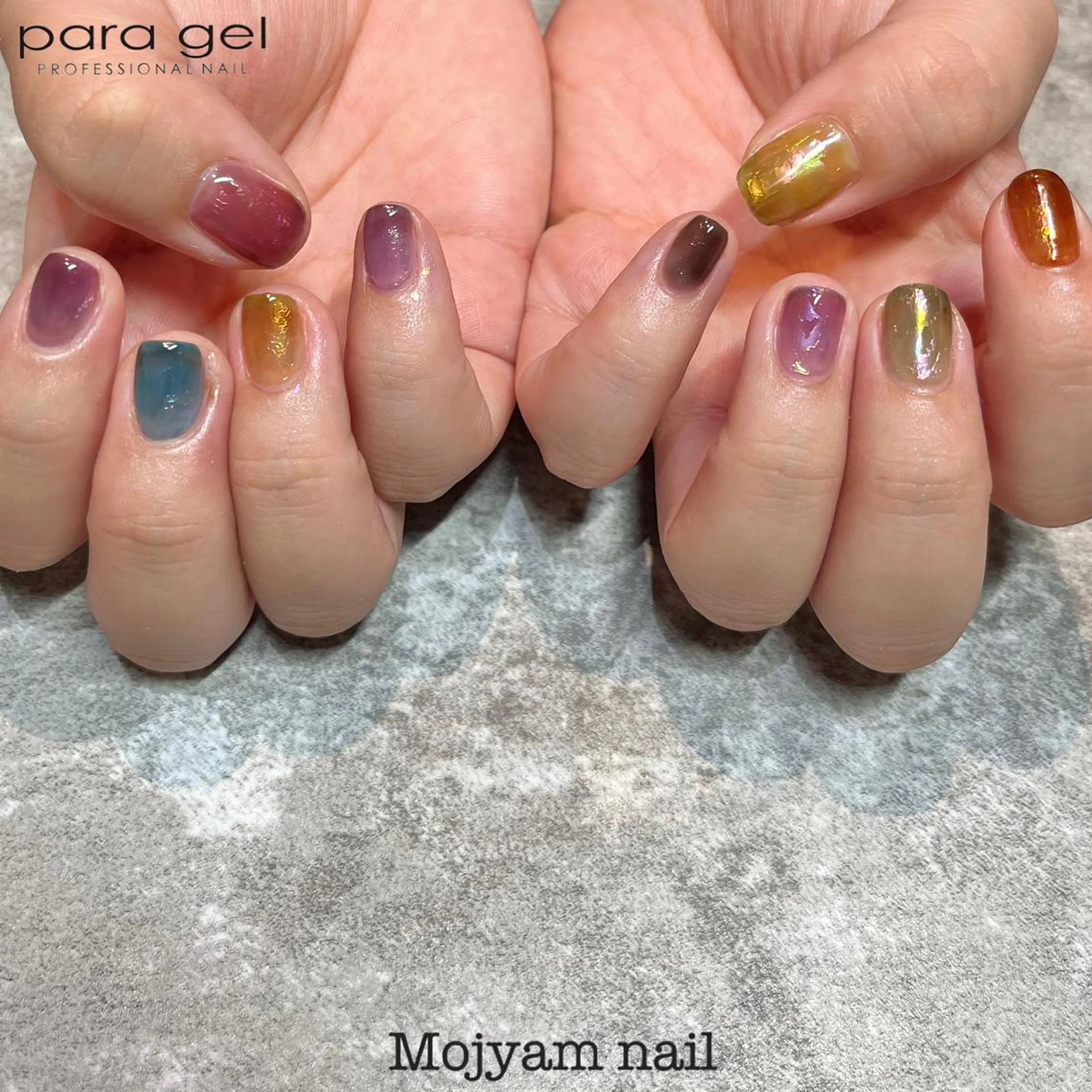 ネイル ニュアンスネイル ハンドネイル Mojyam nail所属・松本 実咲のネイルデザイン