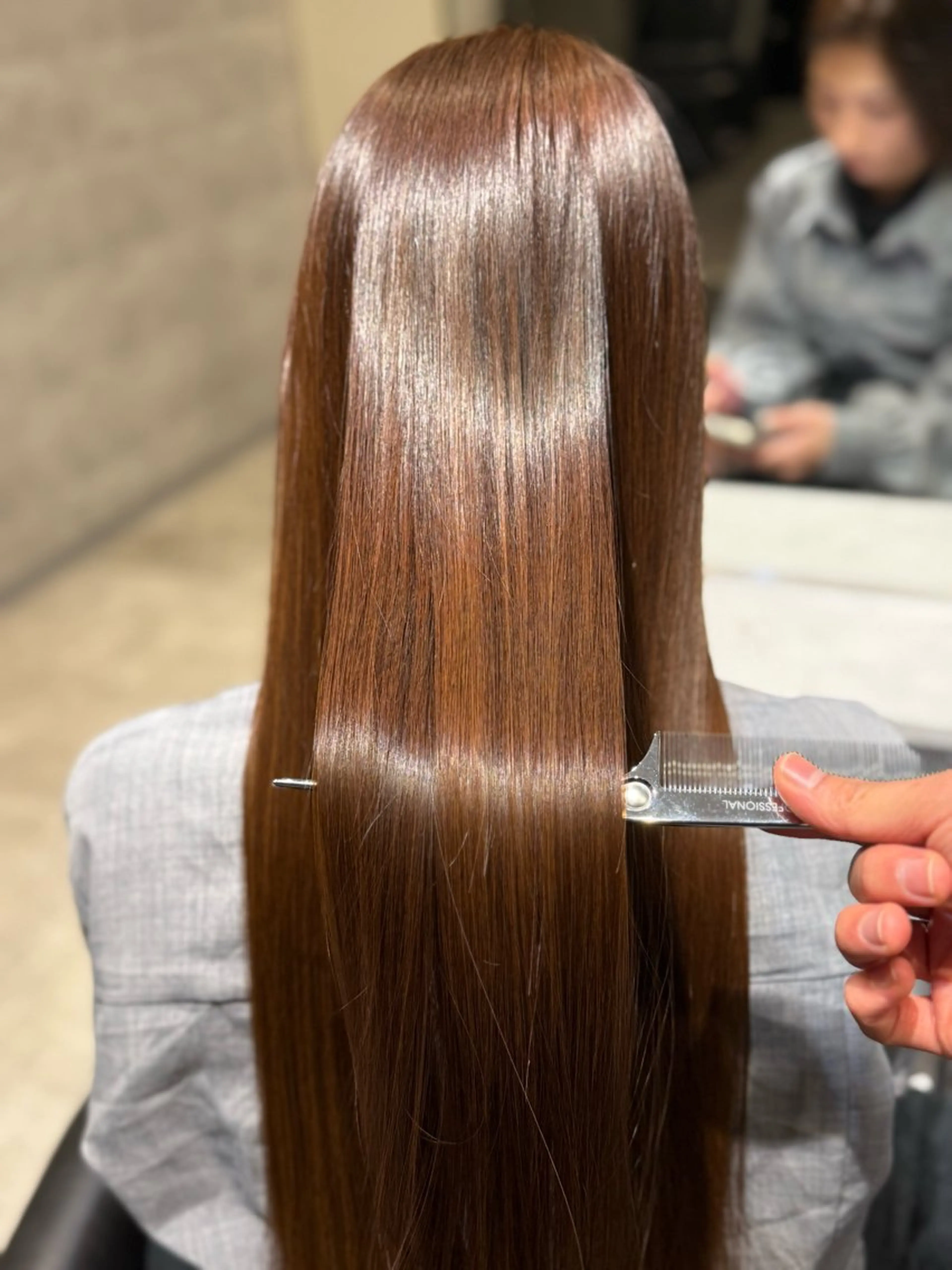 ロング カット ヘアカラー トリートメント _WHITE鳳店所属・_WHITE /藤田唯生のヘアスタイル