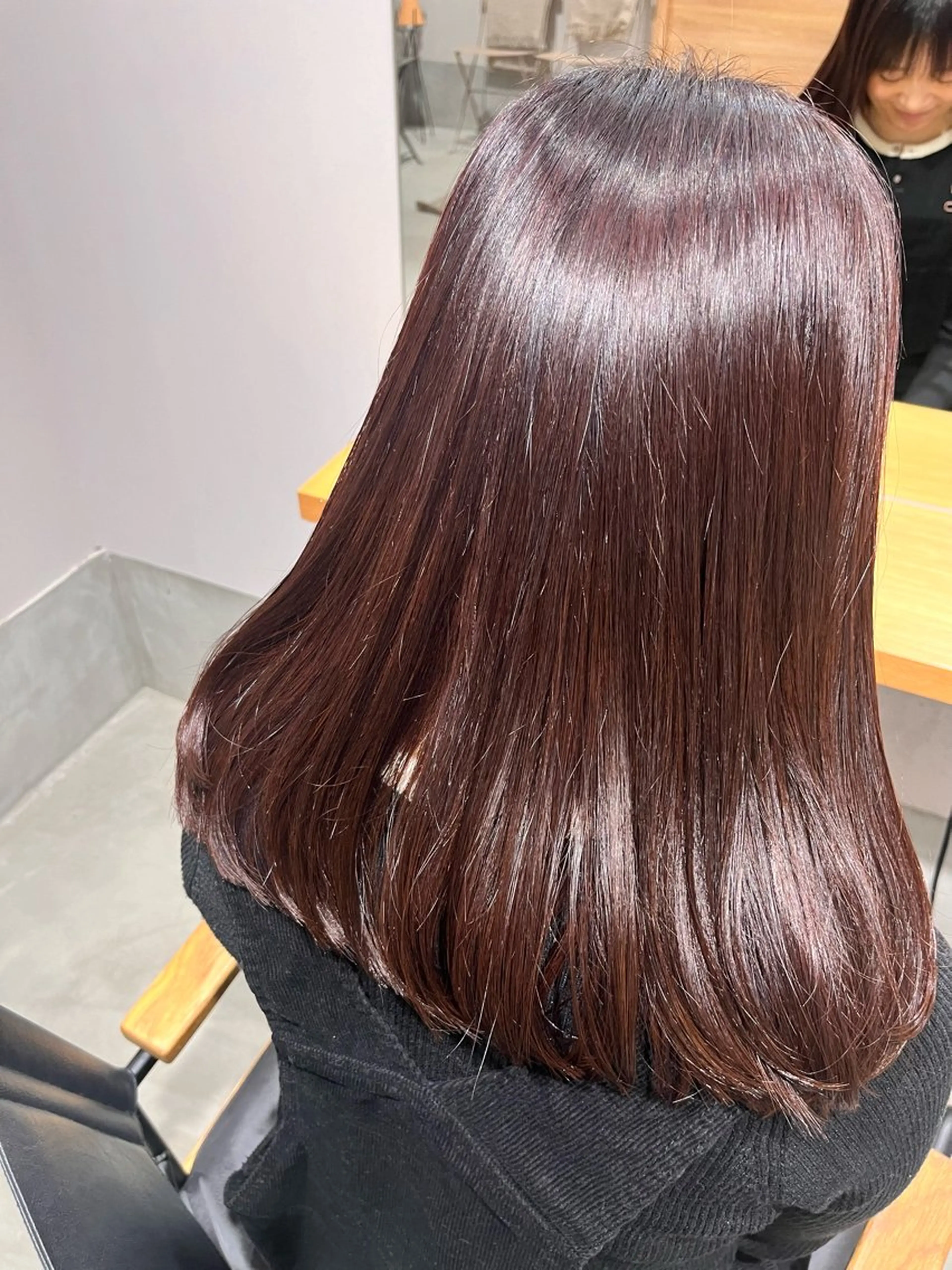 セミロング カラー ピンクカラー カット ヘアカラー MINX The pass所属・透明感ケアカラー/ レイヤー/ryokaのヘアスタイル