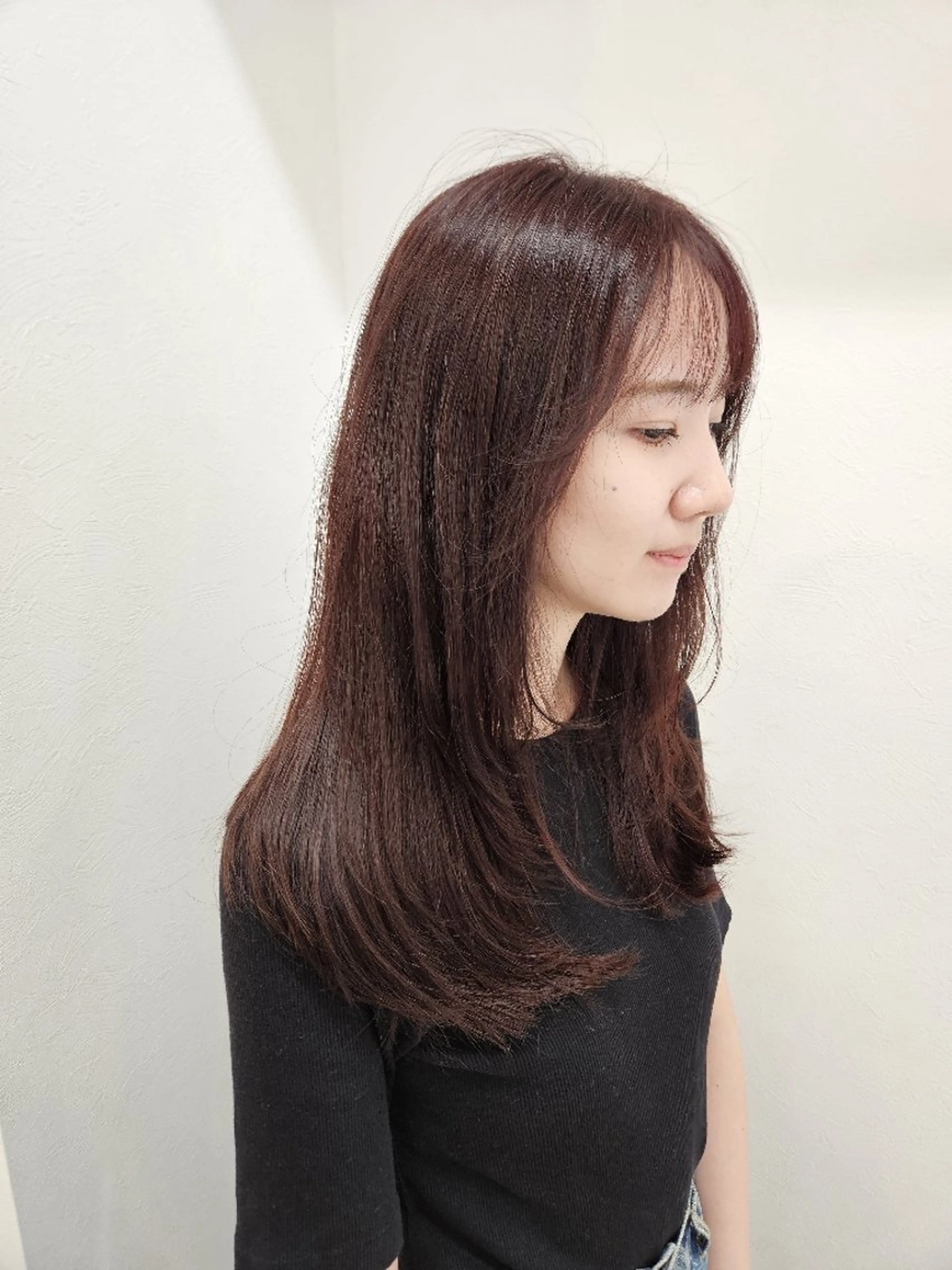 ロング レイヤーカット カット 林慶吾/ショートボブ /デザインカラーのヘアスタイル