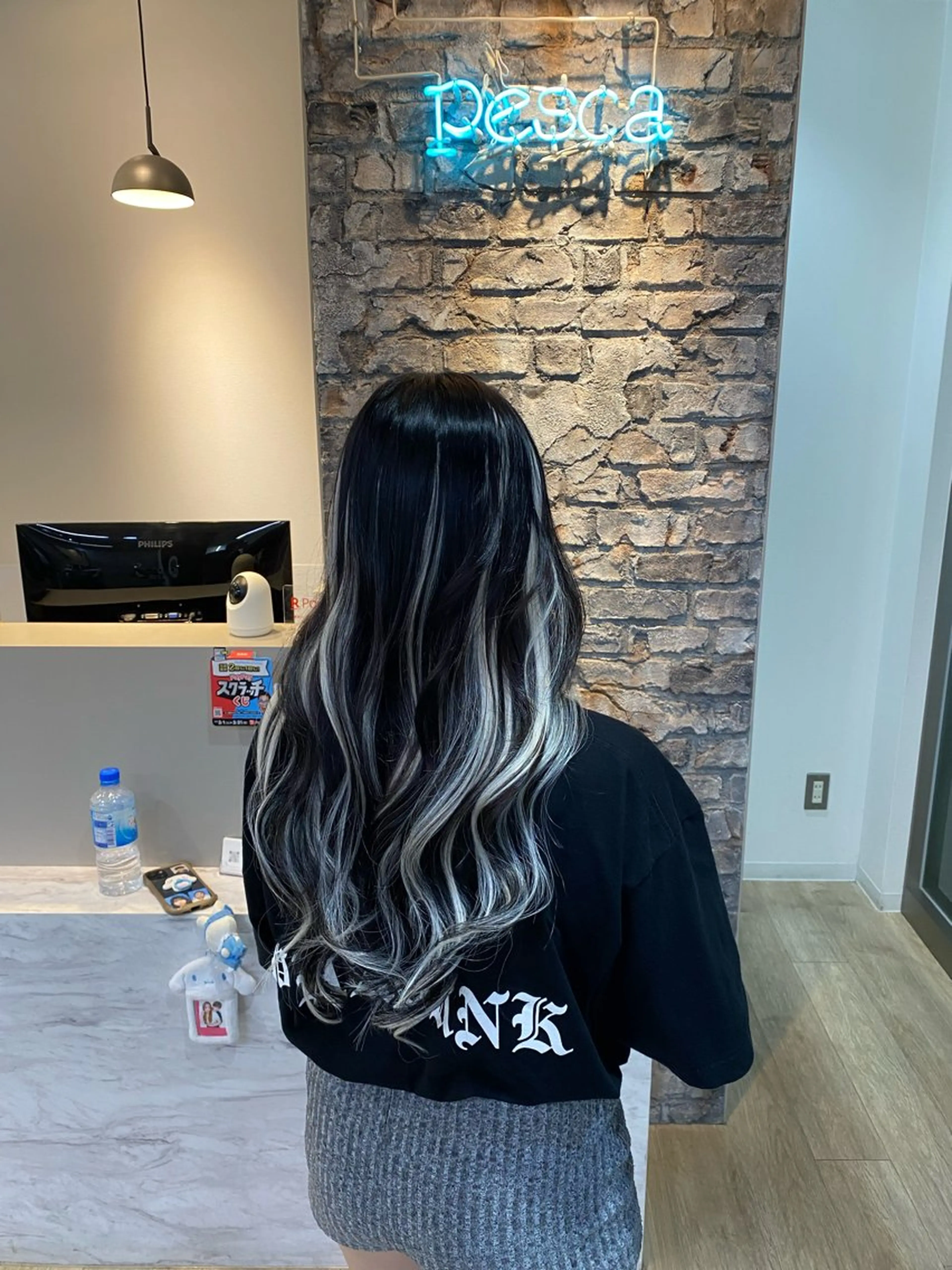 ロング 友利 翔太のヘアスタイル