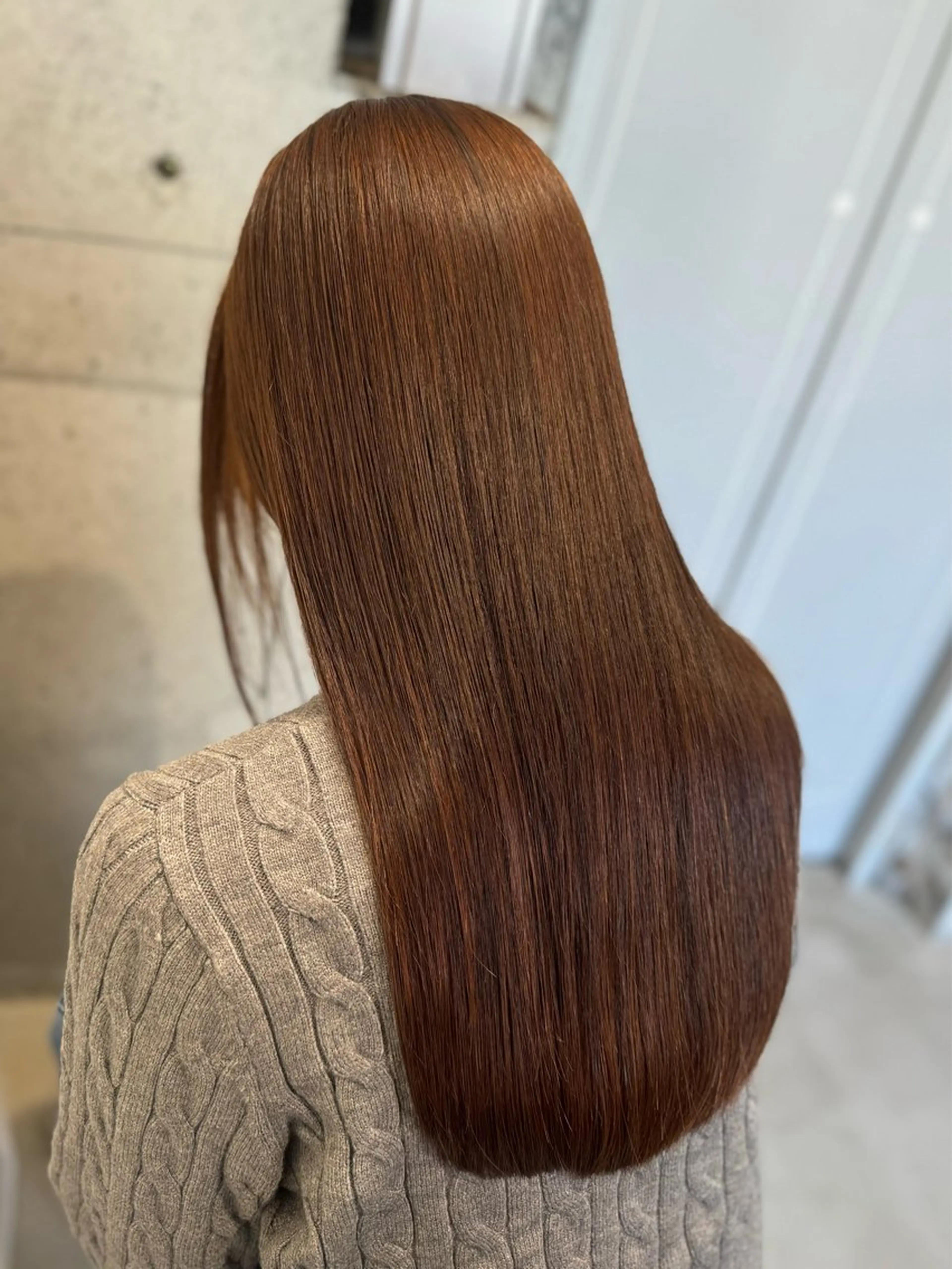 ロング ケアカラー 髪質改善 似合わせカット 【NEWI 天王寺店 】 Fukaのヘアスタイル