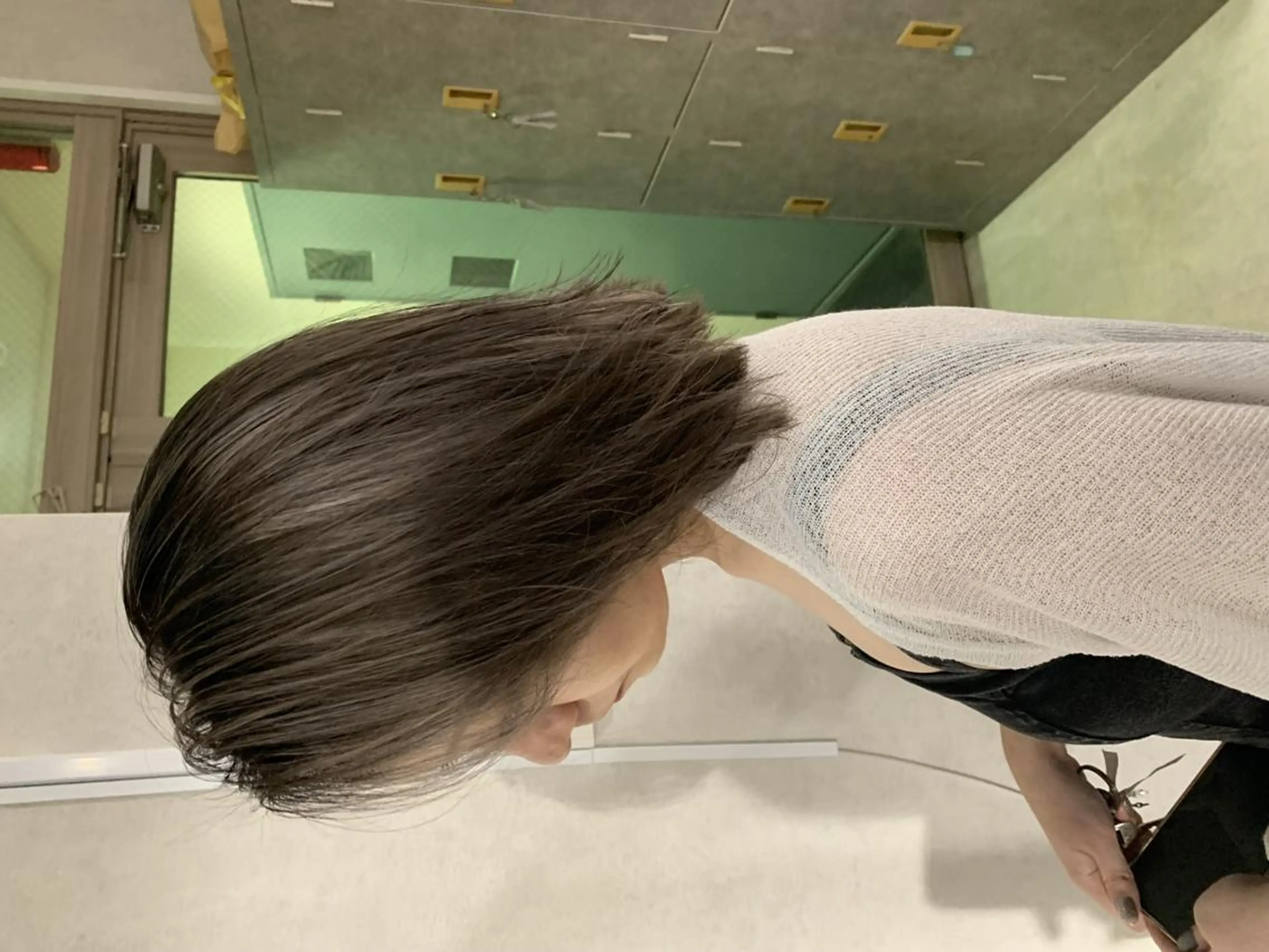 ミディアム カラー ヘアカラー トリートメント カラーなら川嶋宏旭✨ salonLEPIAのヘアスタイル