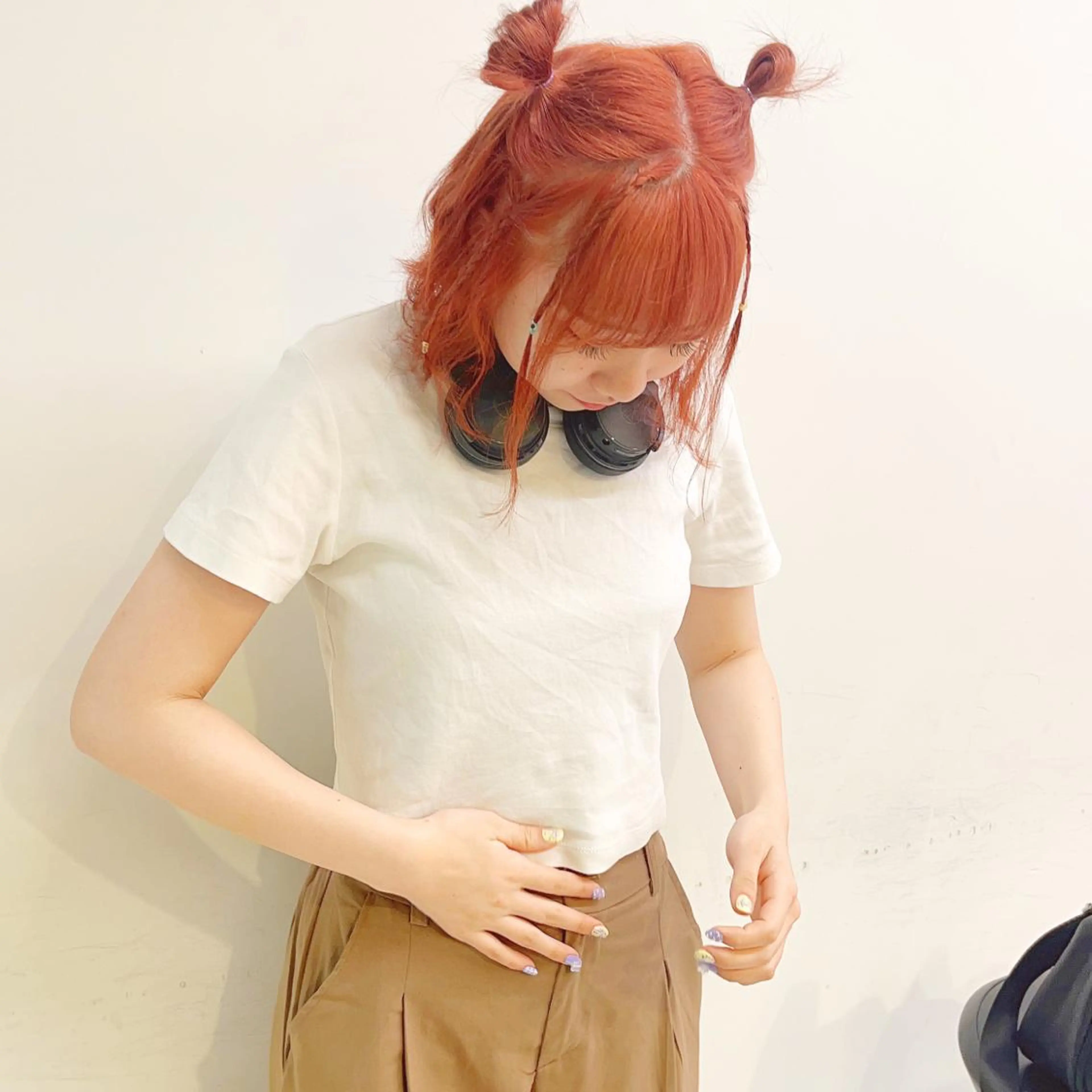 ミディアム カラー ヘアアレンジ 愛されカラー🩷 はるなのヘアスタイル