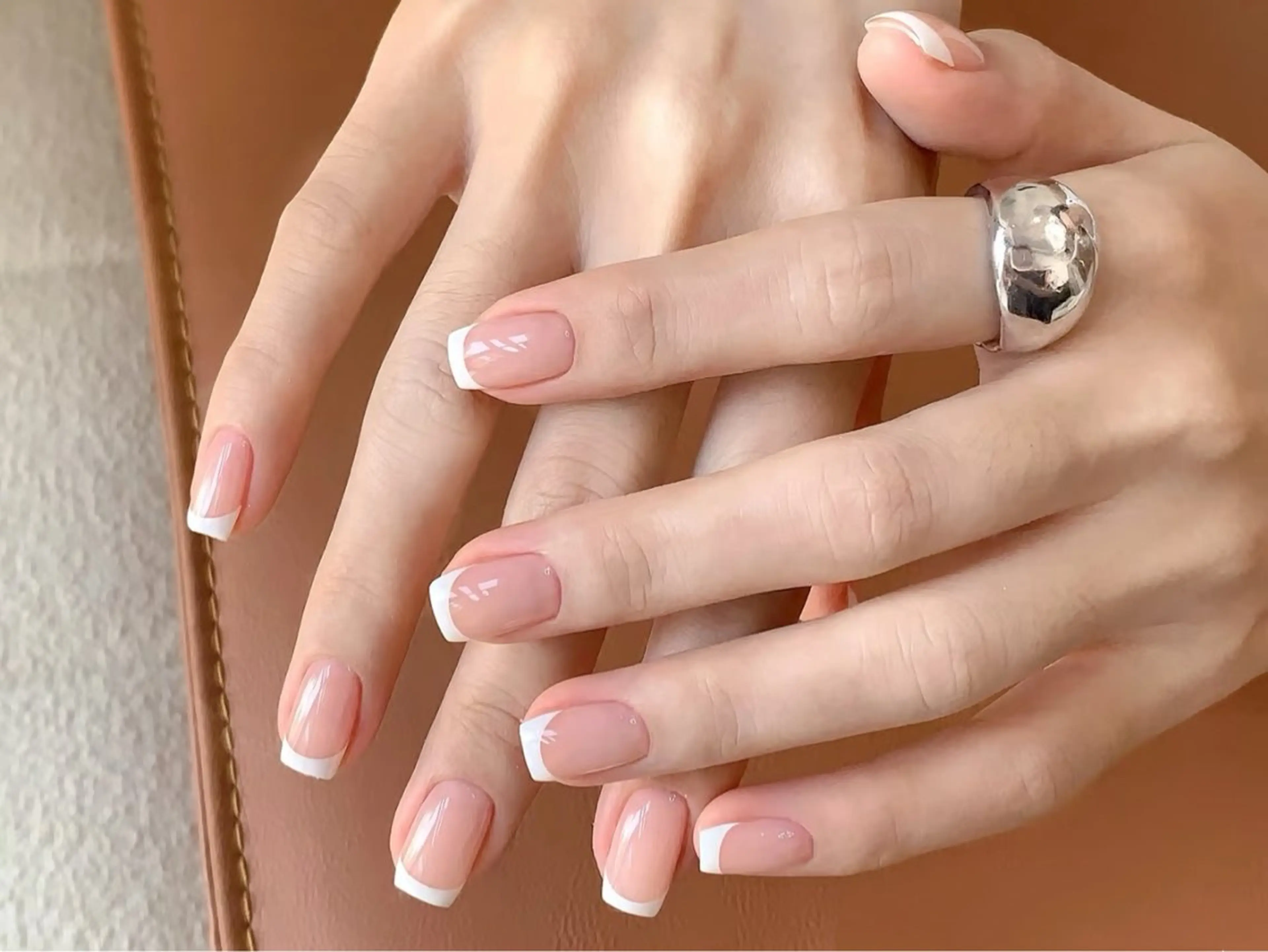 💓フレンチネイル💓ベース有りの写真