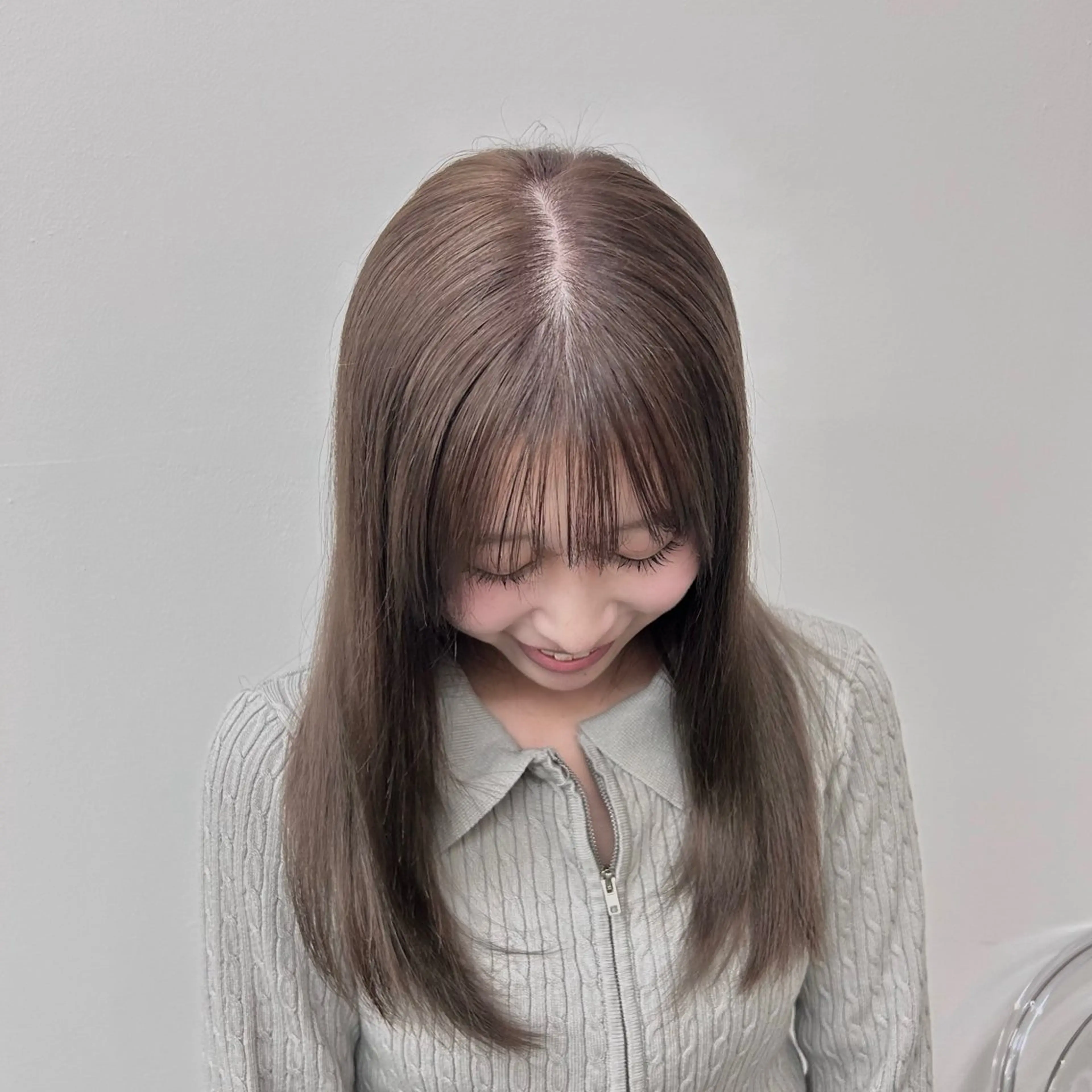 ロング カラー ヘアカラー IO【イオ】ブリーチ/ダブルカラー/髪質改善/ケアブリーチ/ハイトーン/長野市/長野駅所属・木藤 優杏のヘアスタイル