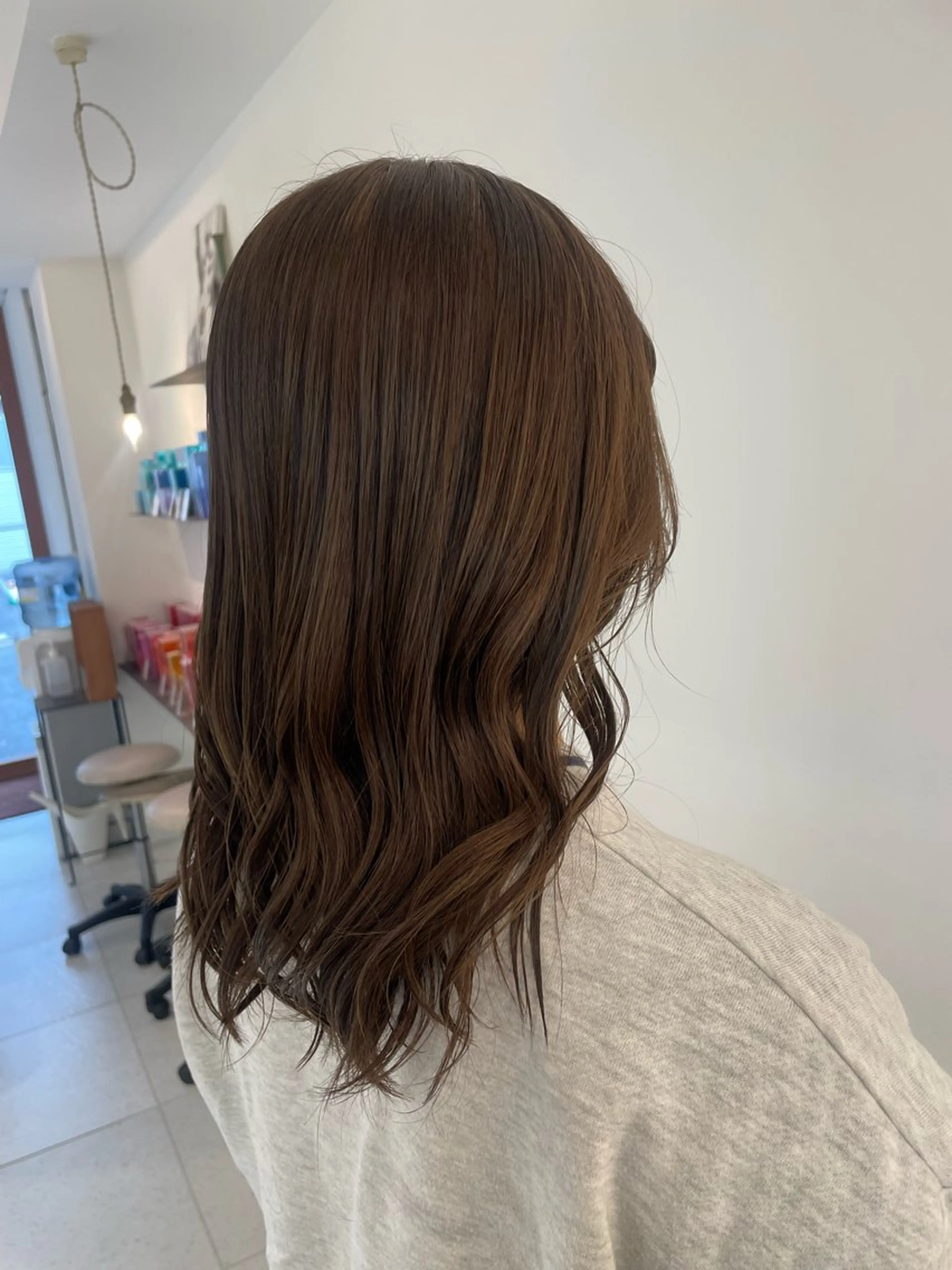 セミロング 福田 千尋のヘアスタイル