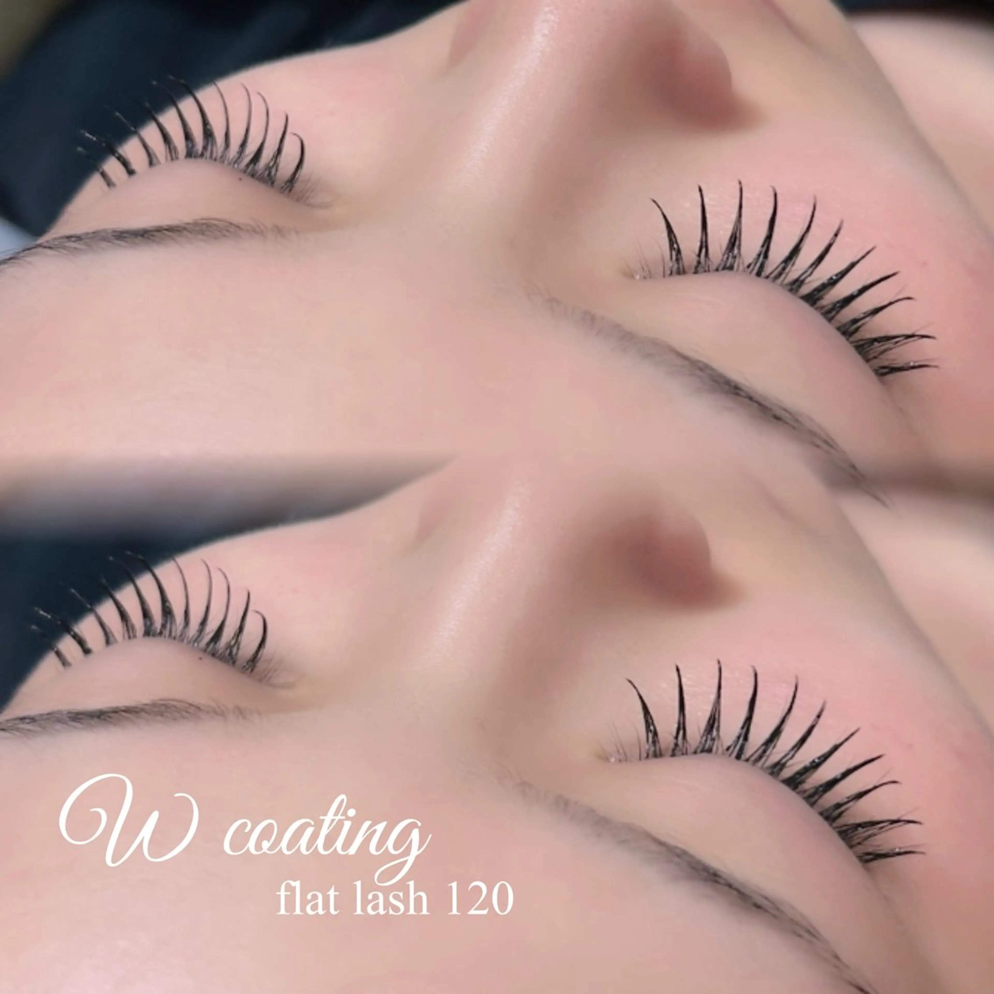 マツエク・マツパ フラットラッシュ 飯塚 紗羽のマツエク・マツパデザイン