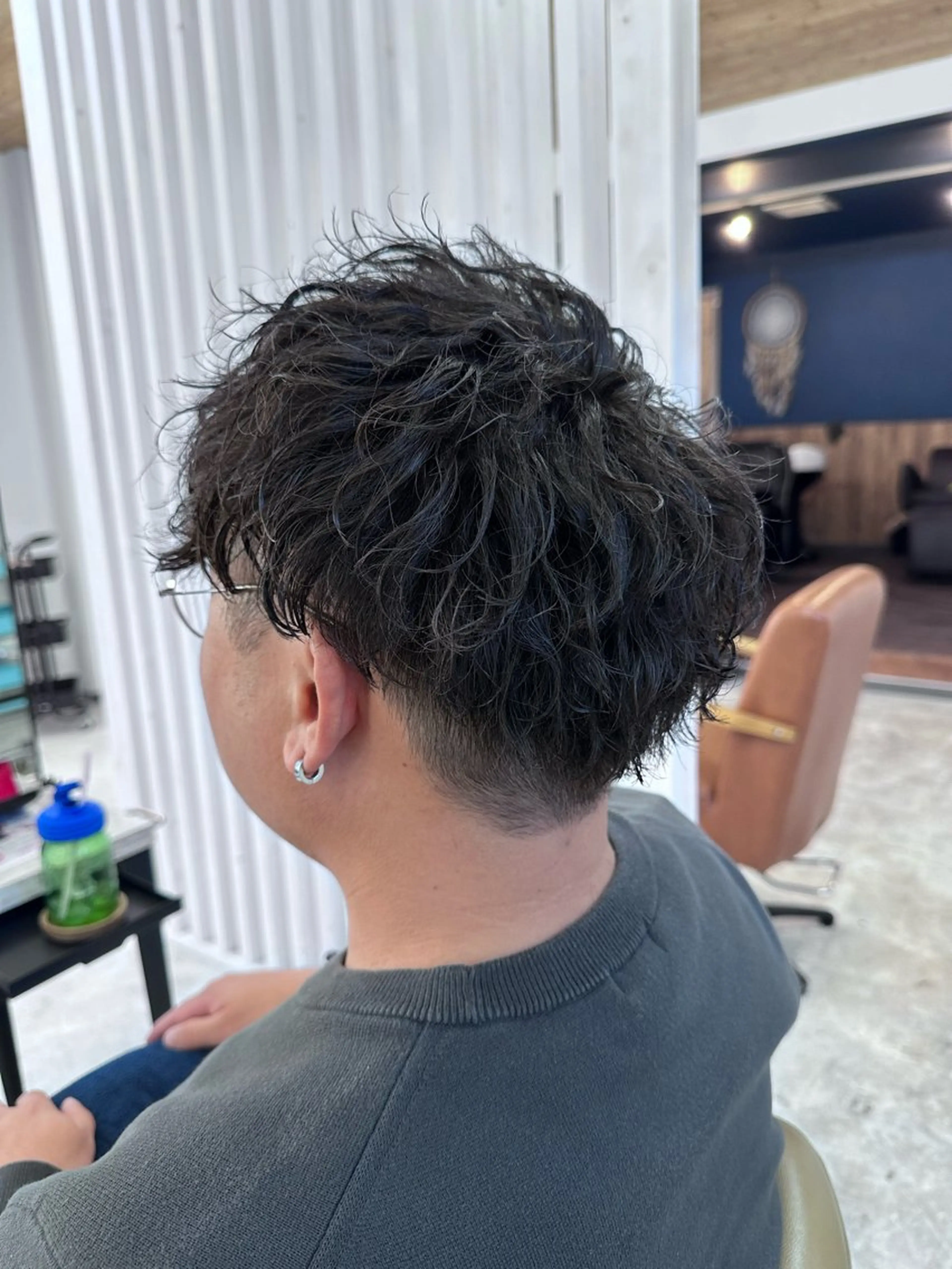 パーマ メンズ 椎木 琉聖のヘアスタイル