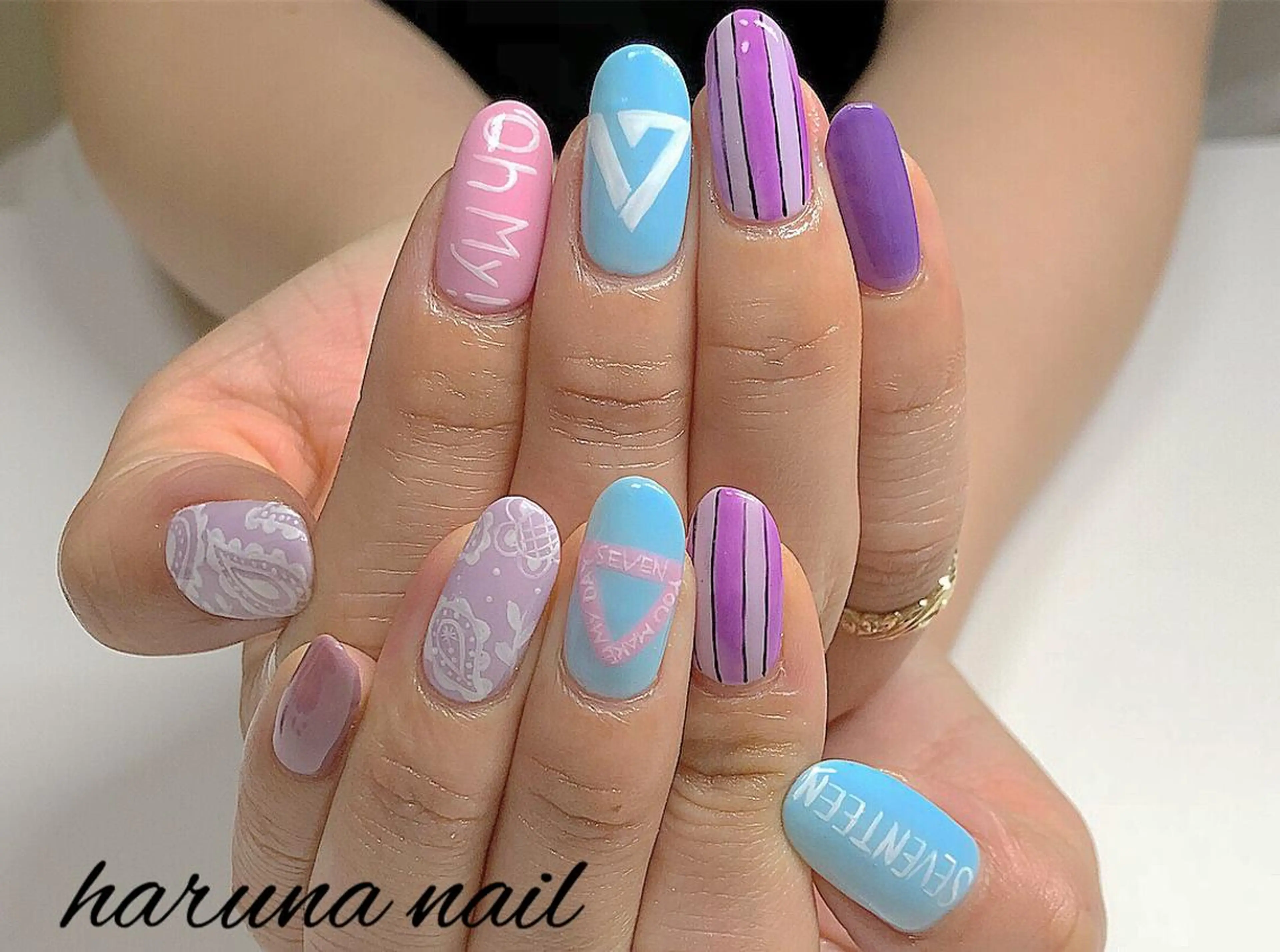 ネイル mily_harajuku所属・韓国ネイル☁️ haruna🌛のネイルデザイン