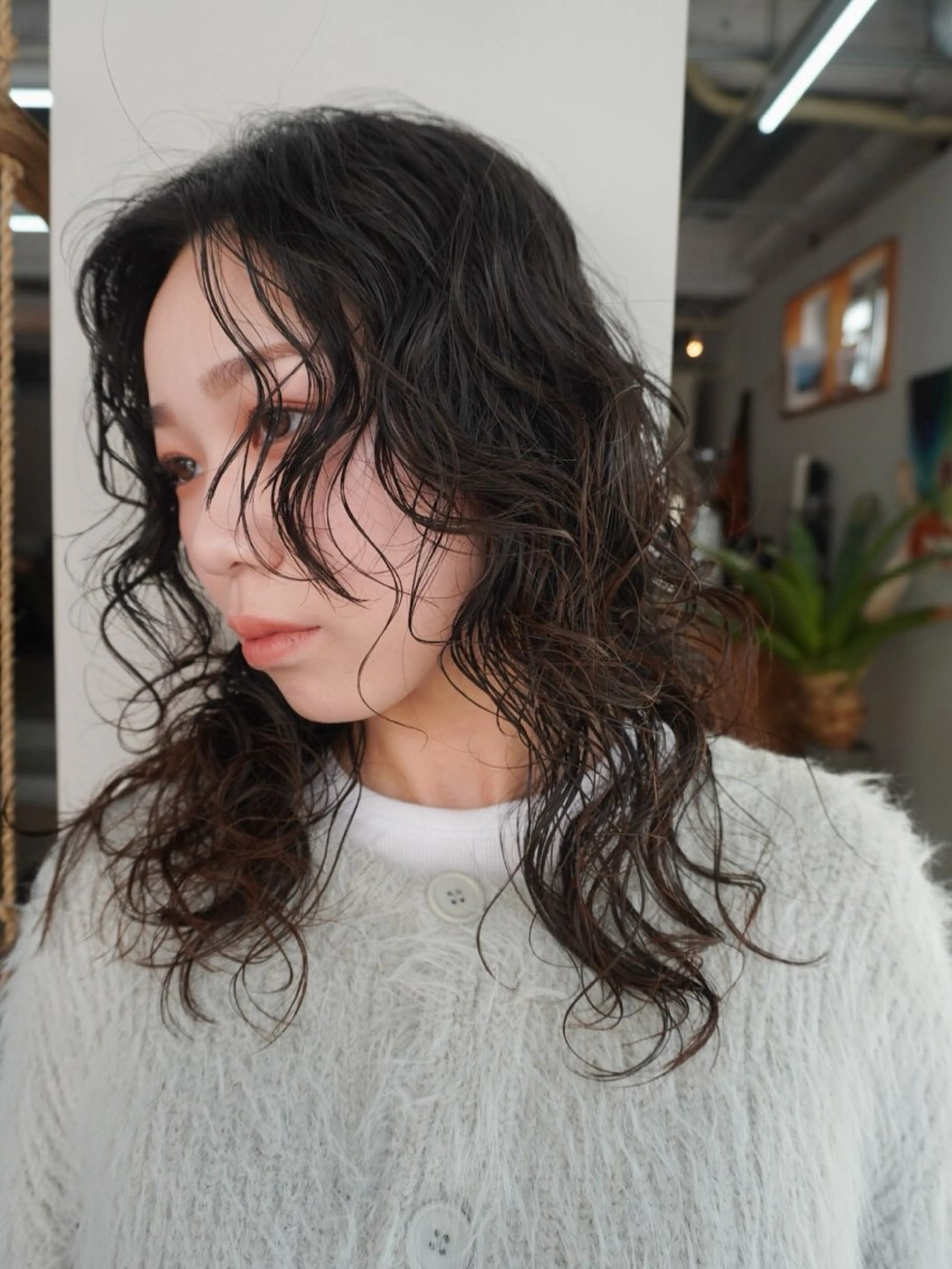 レイヤーカット＋ニュアンスパーマの写真