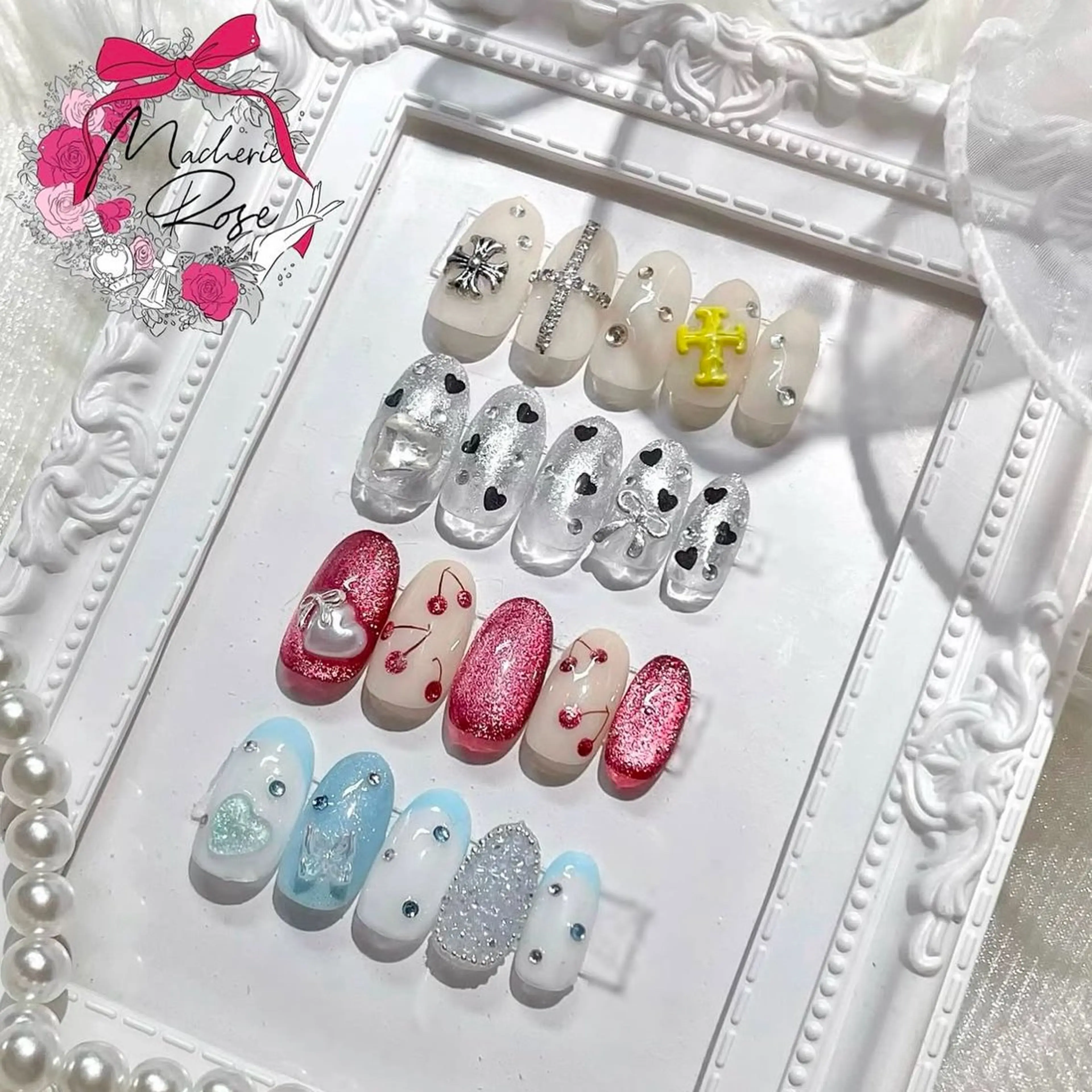 ネイル ハンドネイル ハンドケア マシェリローズ所属・Macherie Roseのネイルデザイン