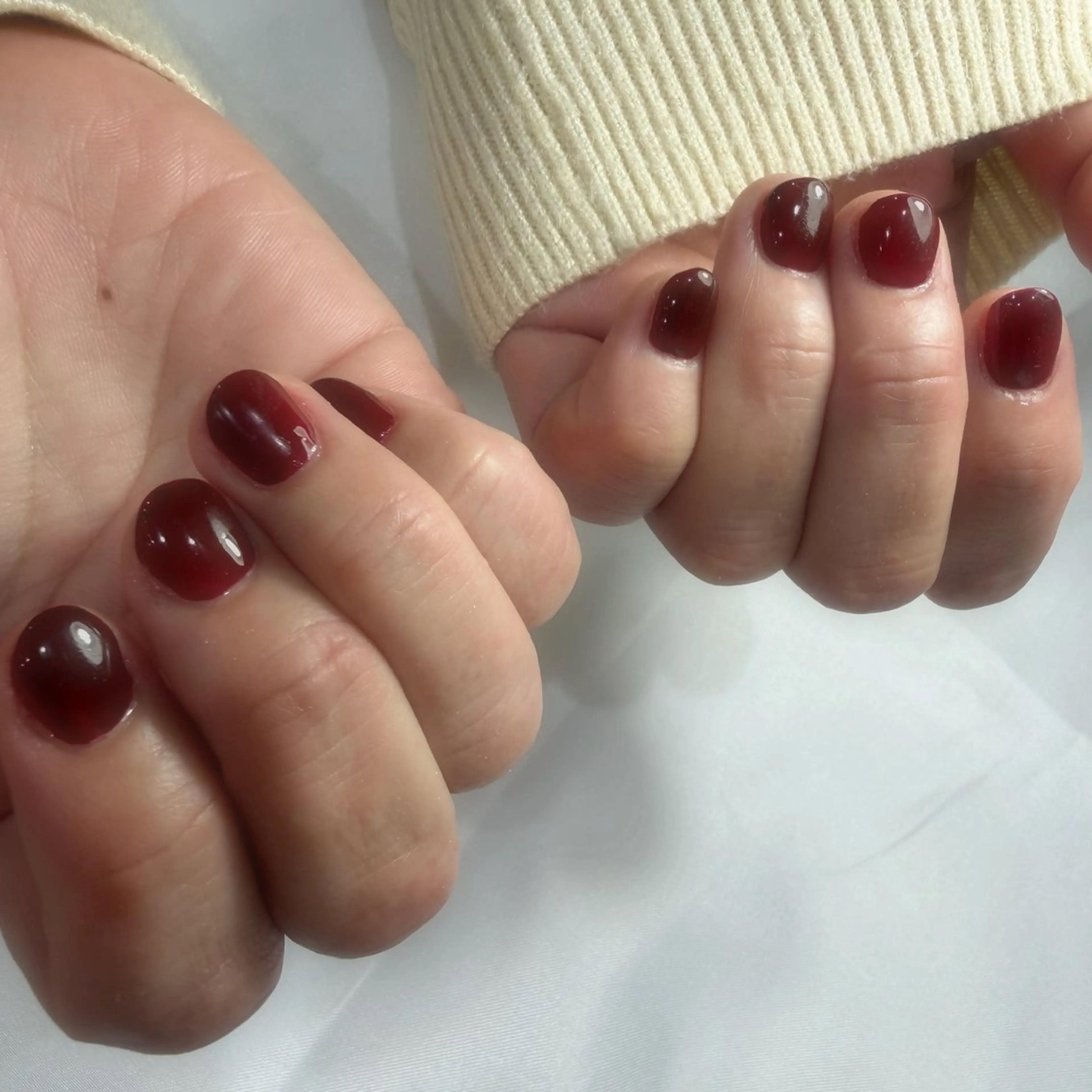 ネイル ボルドー ハンドネイル etoile大垣店 Rioのネイルデザイン