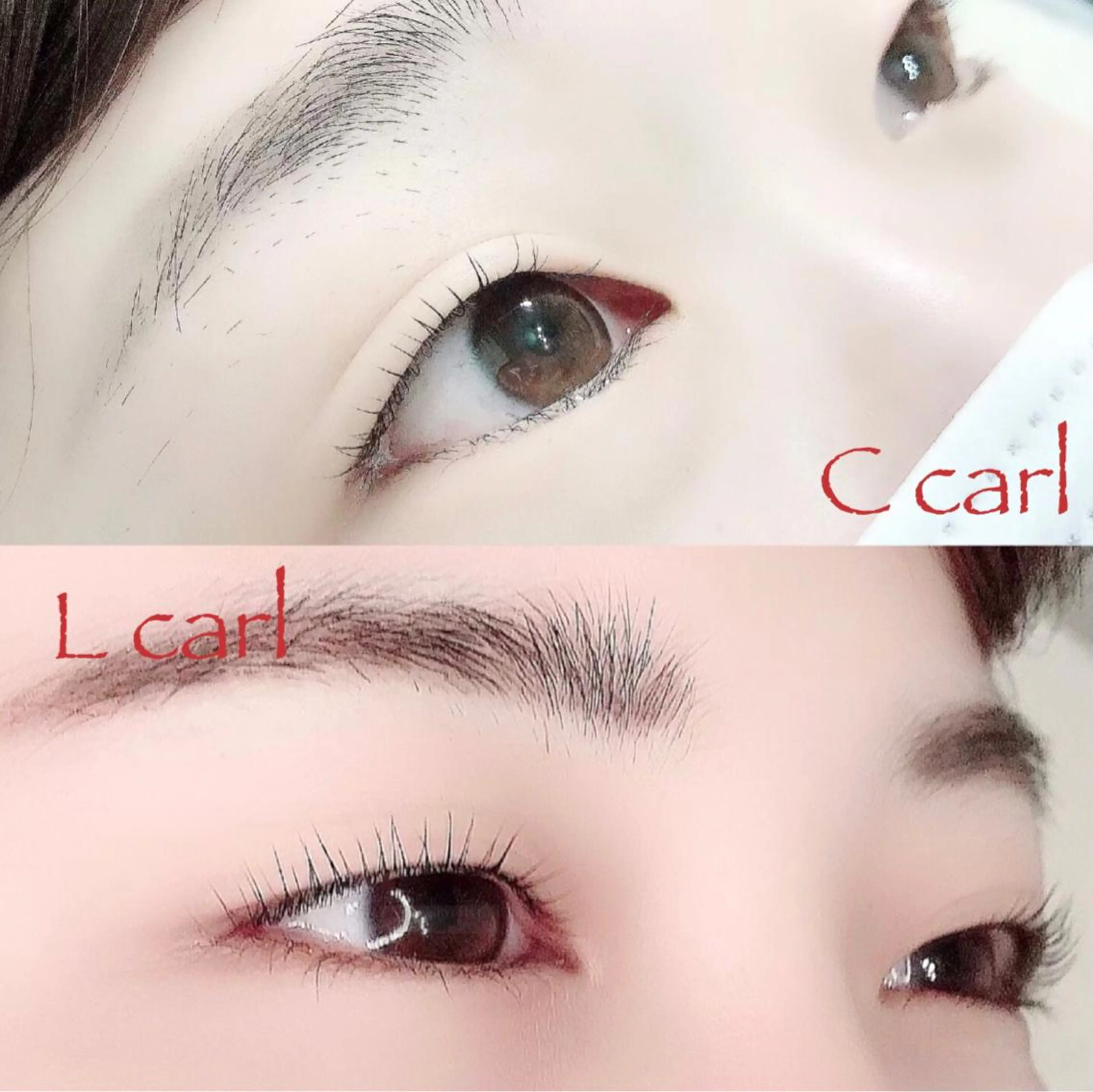 マツエク・マツパ Cカール Lカール パリジェンヌラッシュリフト 一重×まつ毛パーマ eyelash presh yukaのマツエク・マツパデザイン