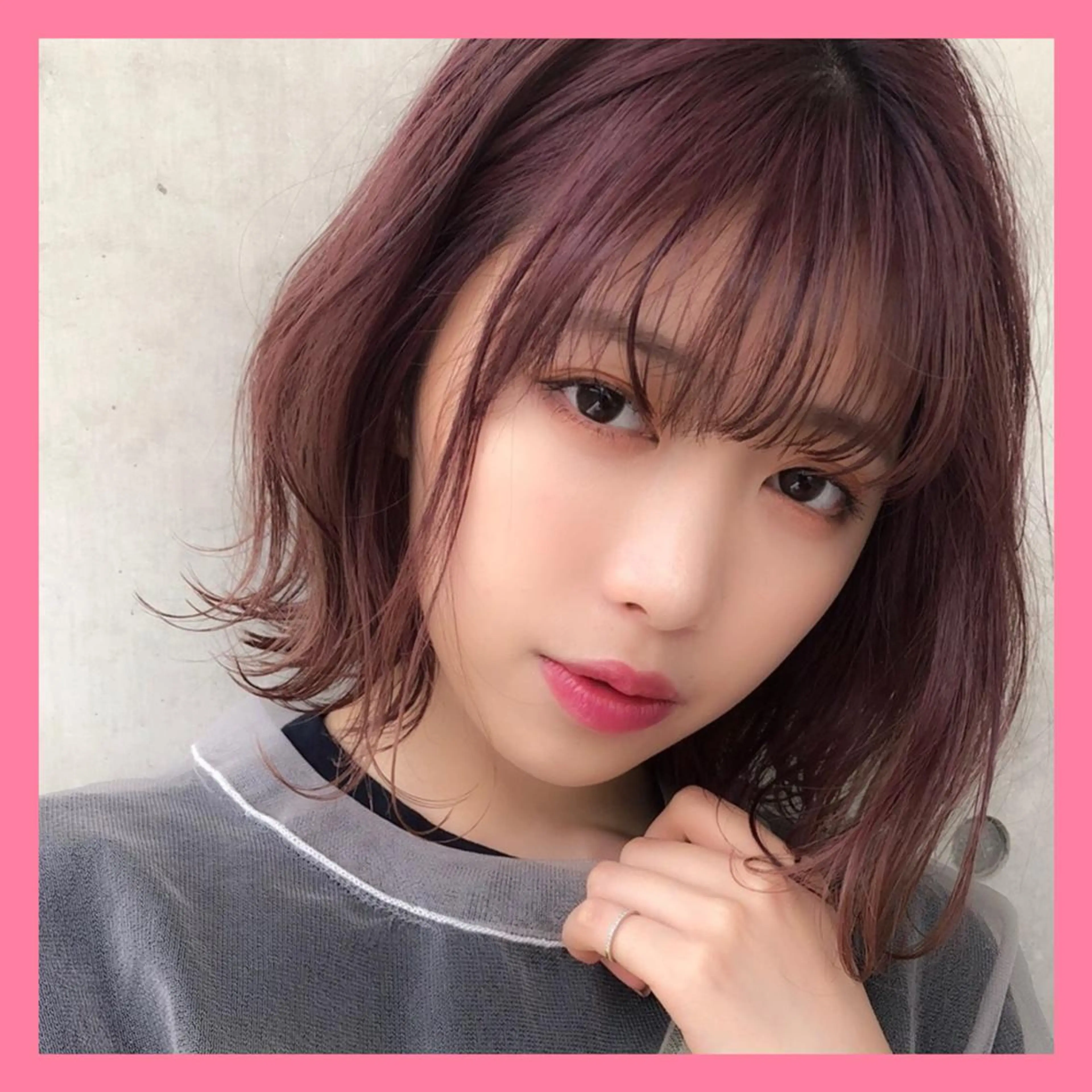 ミディアム カラー ❤️sai❤️ official❤️のヘアスタイル