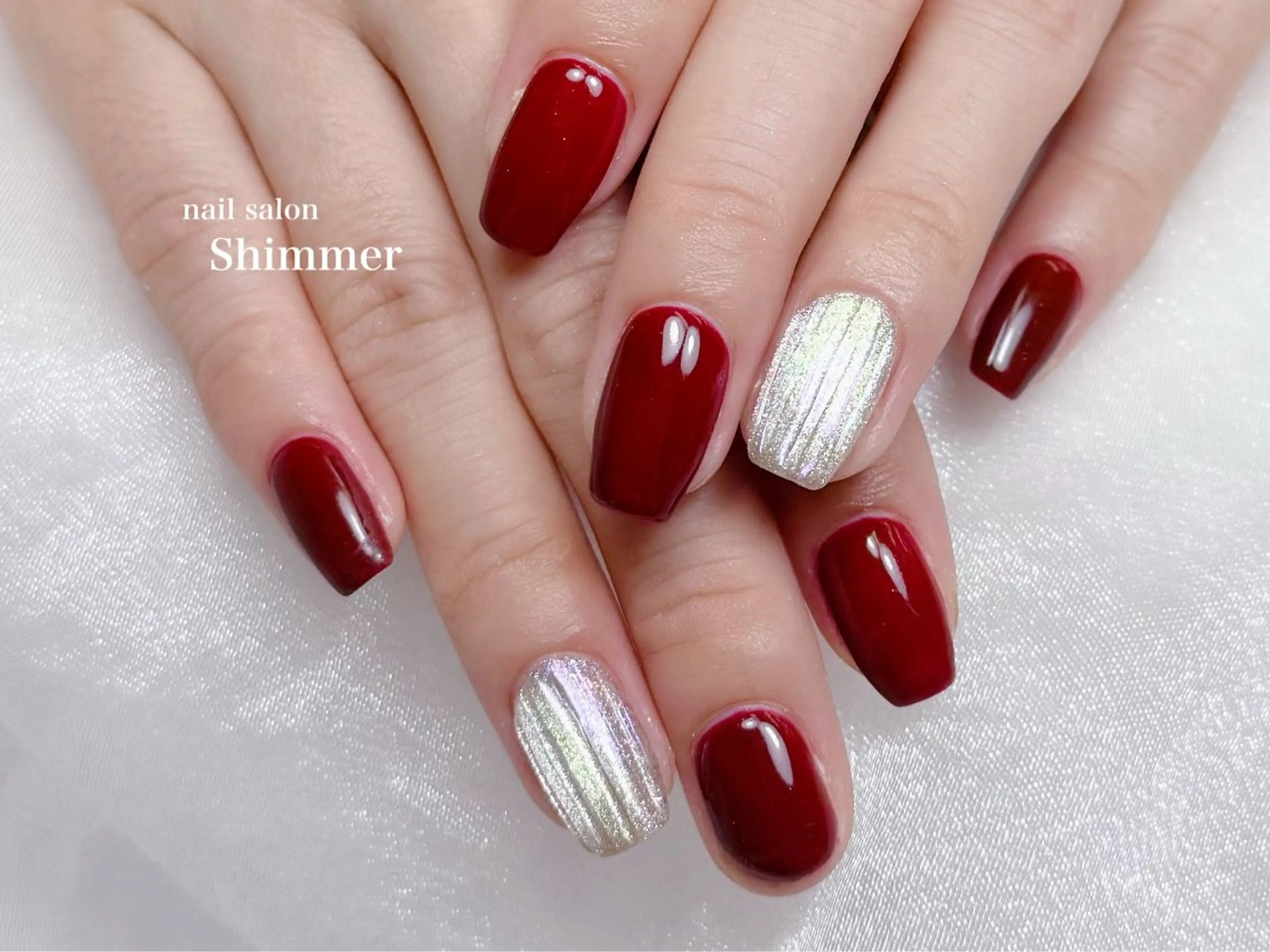 ネイル ハンドネイル Shimmer Risaのネイルデザイン