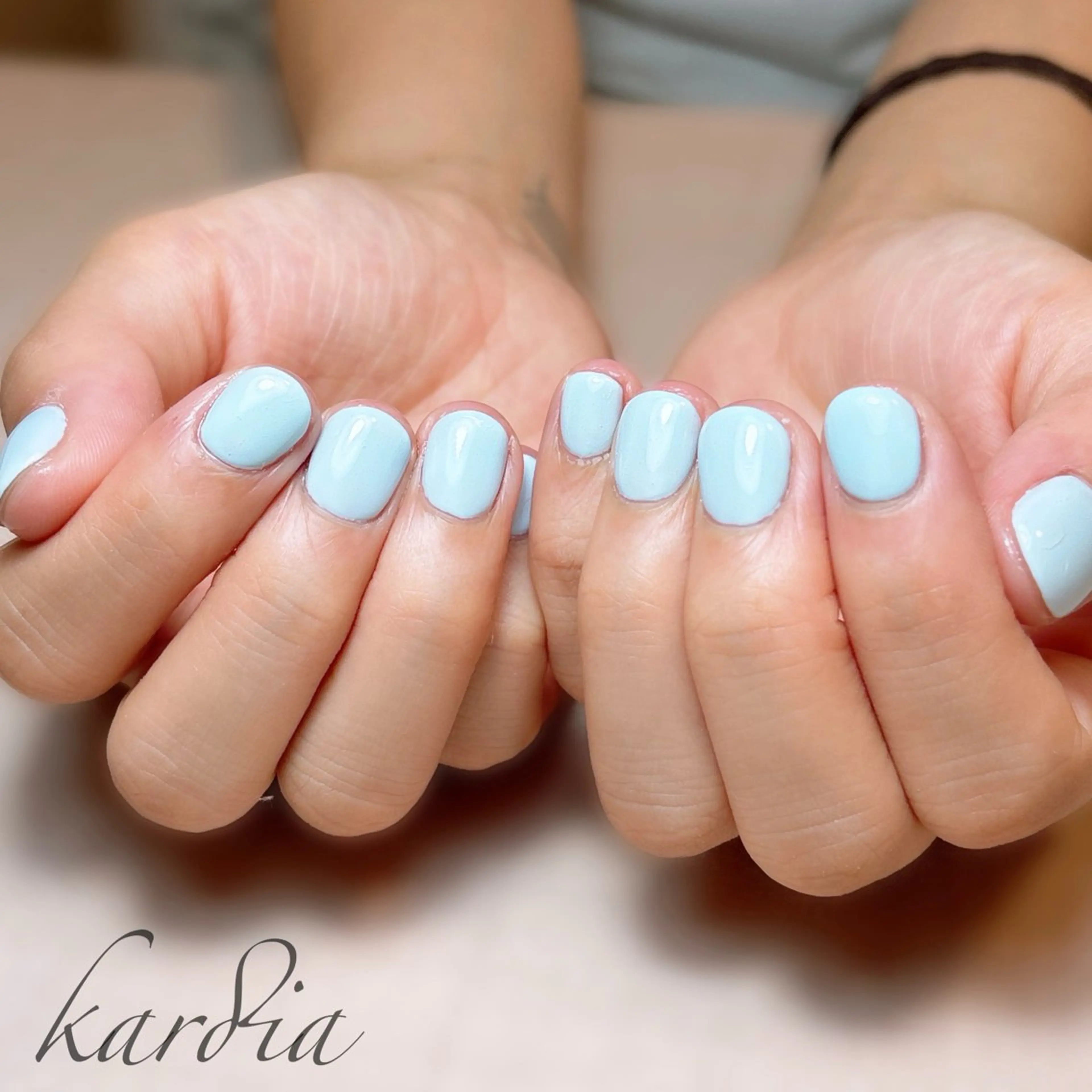 ネイル ハンドネイル καρδιά -ｶﾙﾃﾞｨｱ-のネイルデザイン