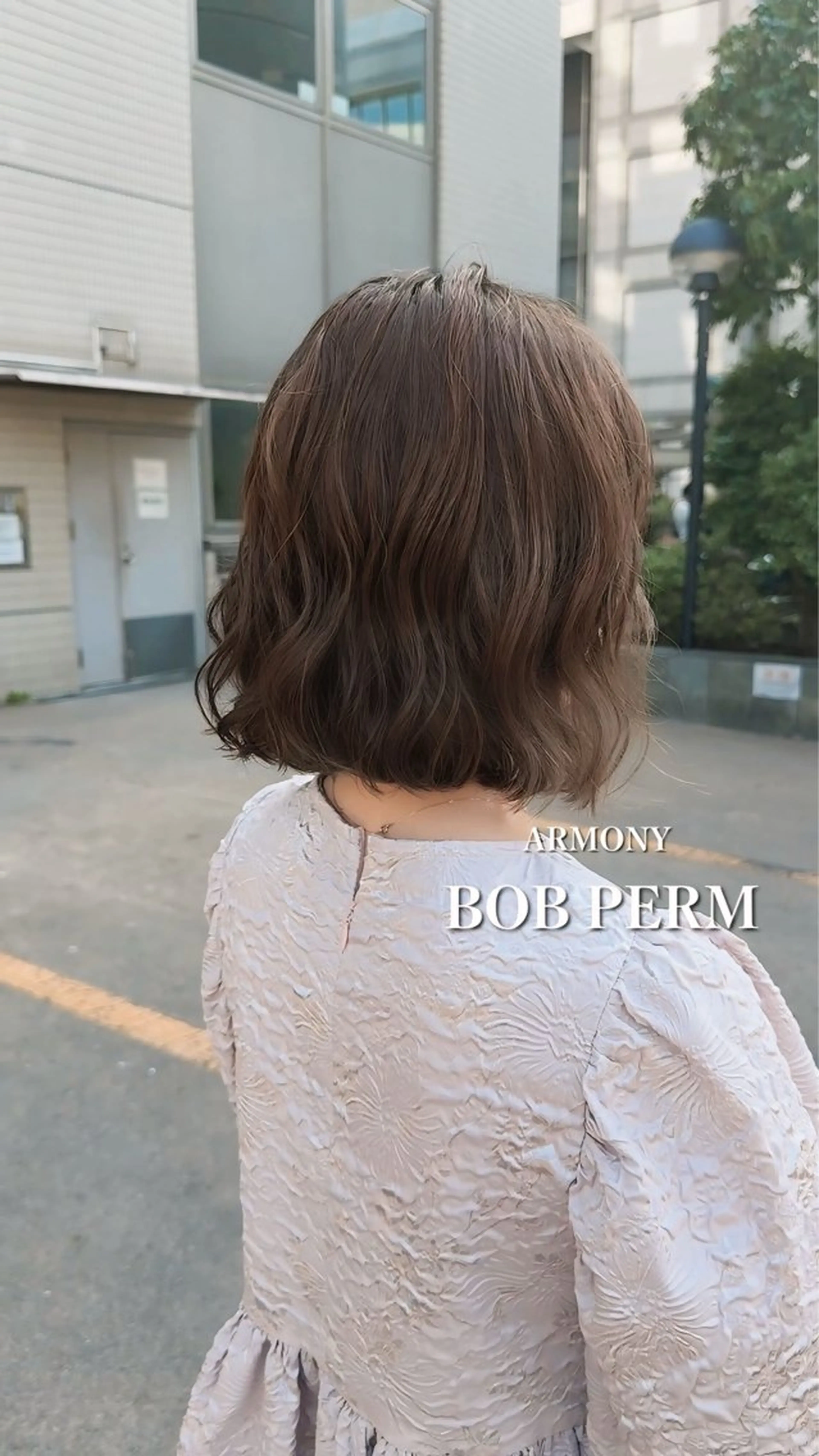 ショート パーマ ボブ ARMONY表参道所属・韓国風専門 RYOのヘアスタイル