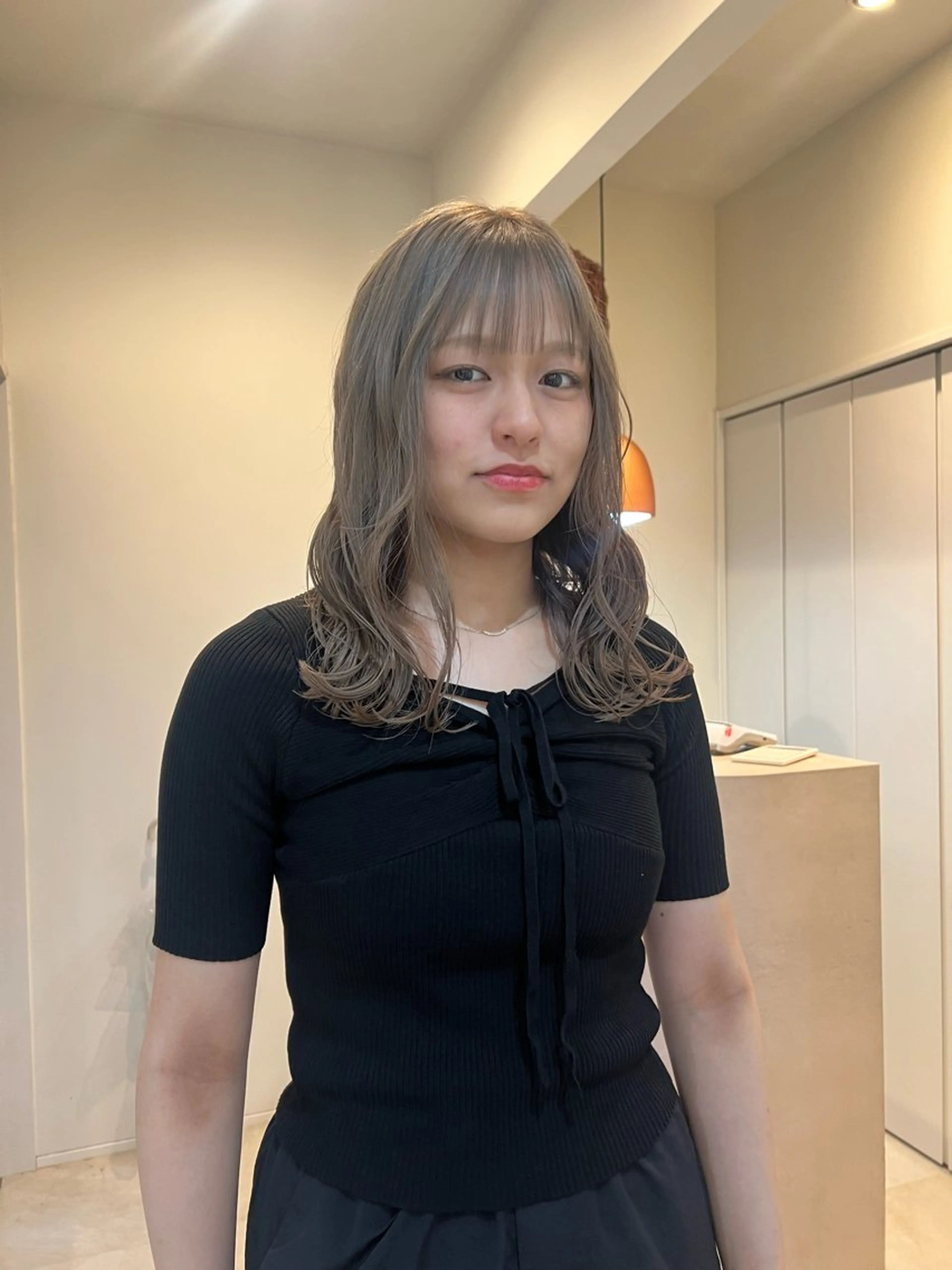 ロング カラー グレージュ tonari所属・tonari MICHIKAのヘアスタイル