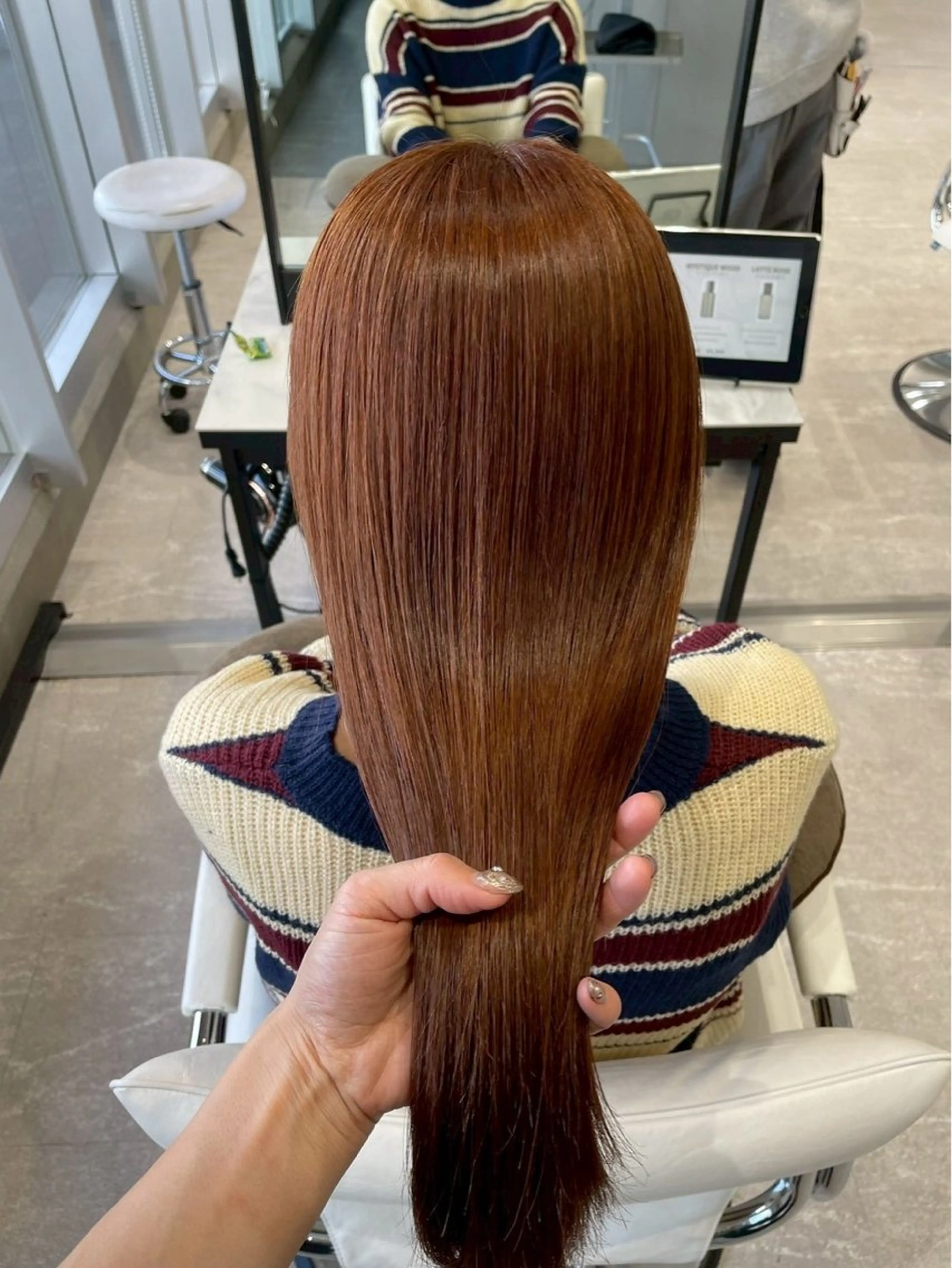 ロング 暖色カラー//了戒 美希//伊勢原のヘアスタイル
