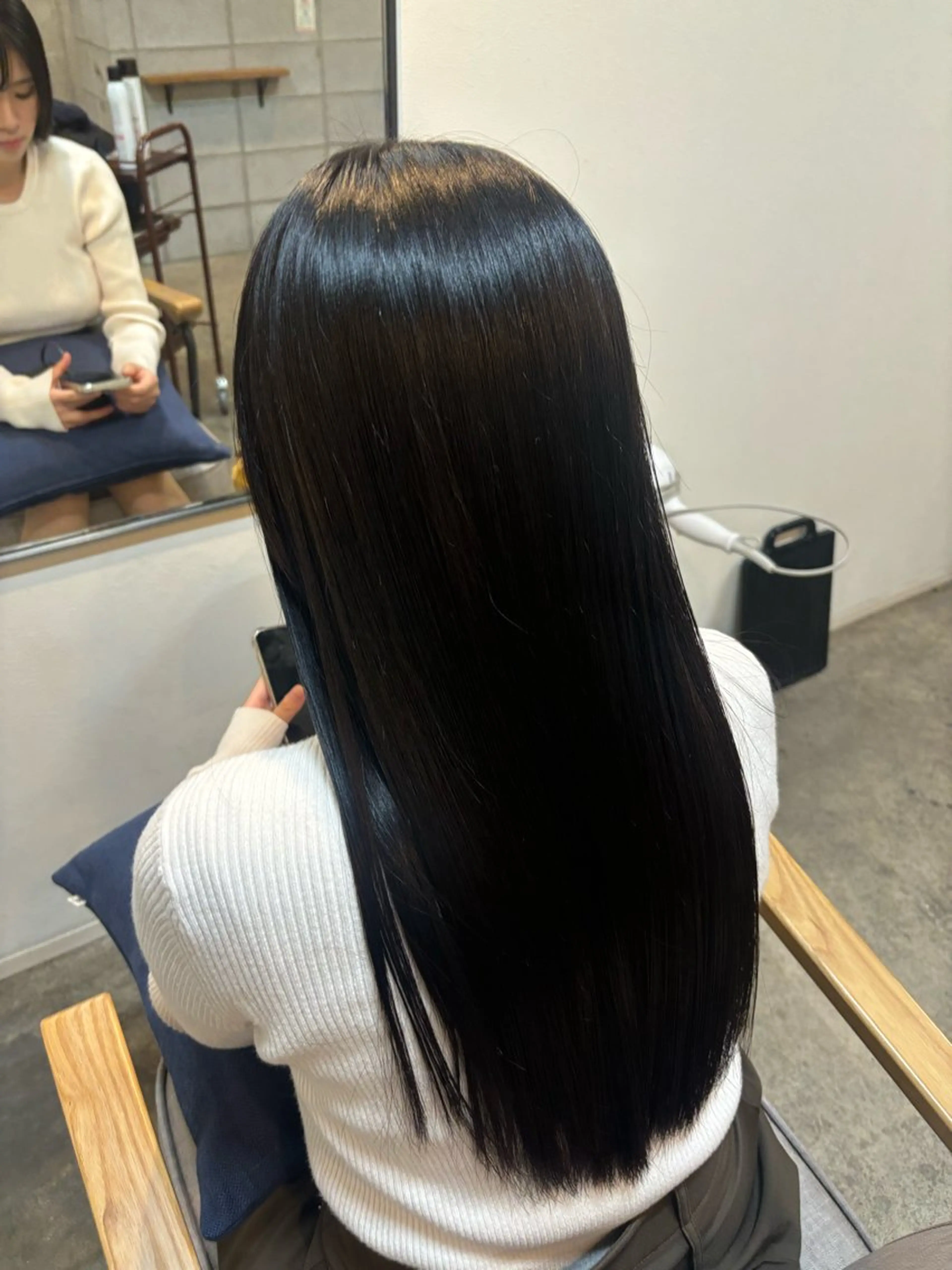 ロング 縮毛矯正 トリートメント ブルーJR高槻本店所属・高槻No.1髪質改善 /艶髪カラー/たくみのヘアスタイル