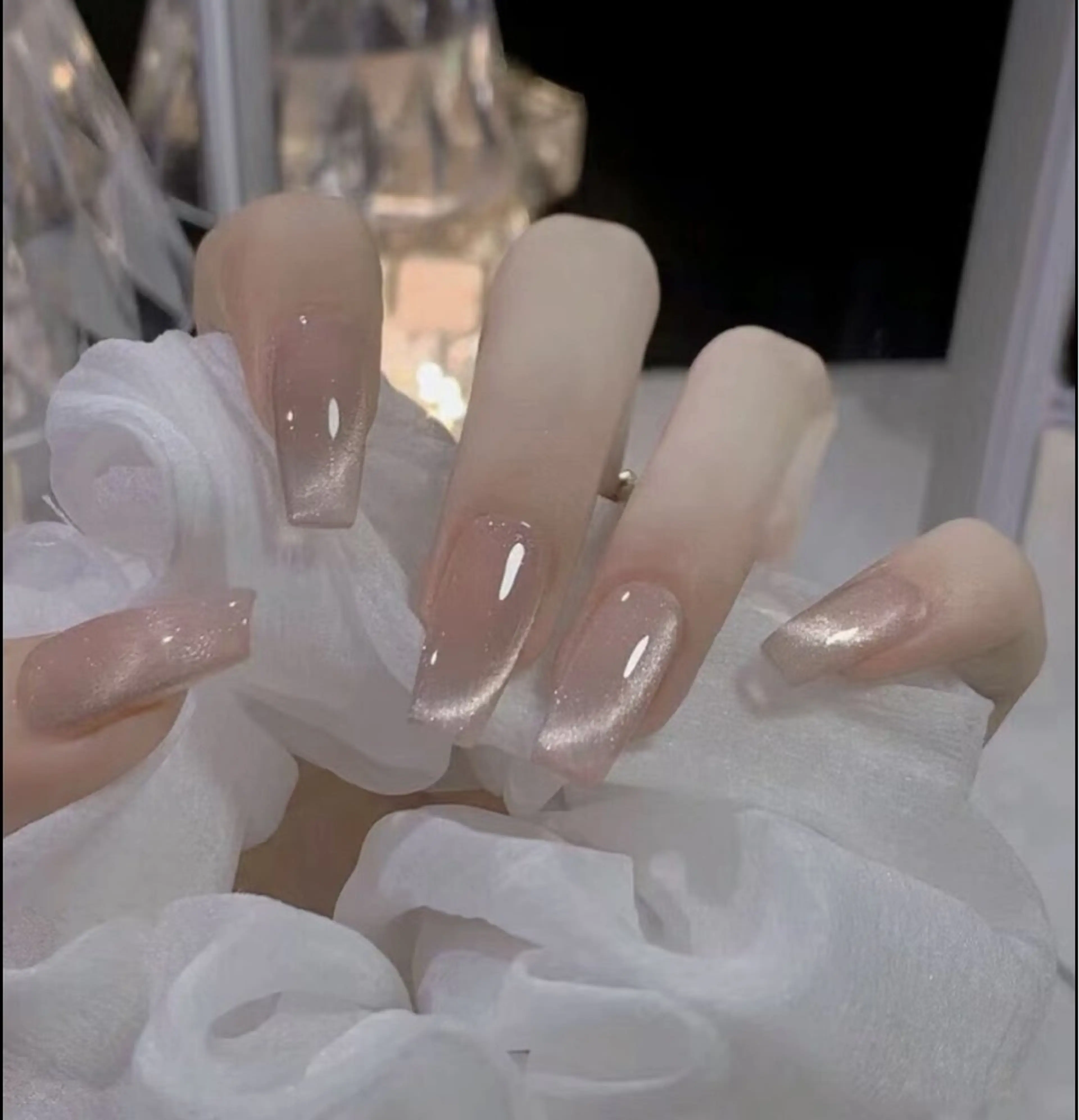 “口コミ不可”《チップ長さだし》マグネット/フラッシュネイルの写真