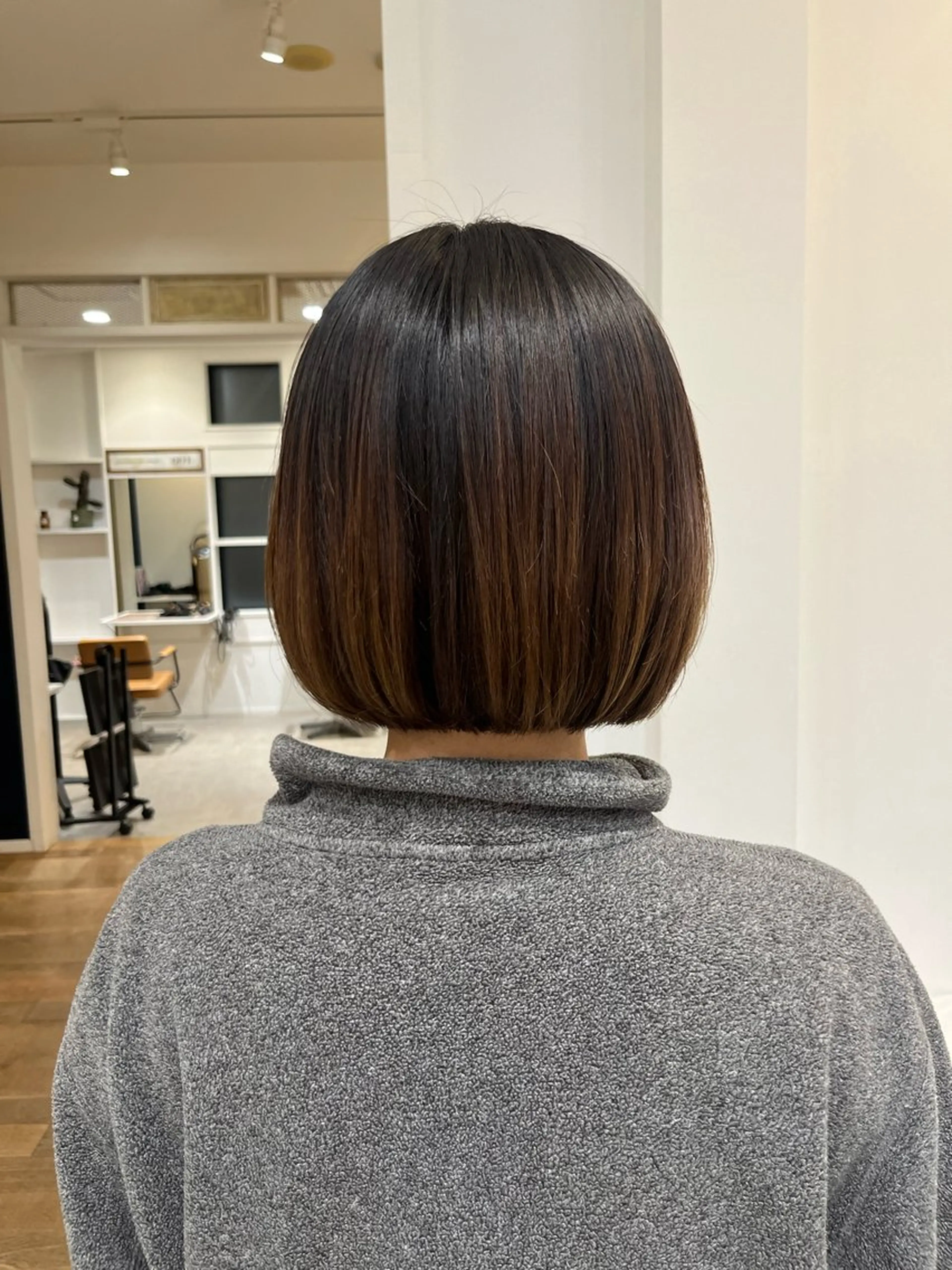 ショート ボブ カット 無料カットモデル‪✨ ✂️Nanami🌷のヘアスタイル