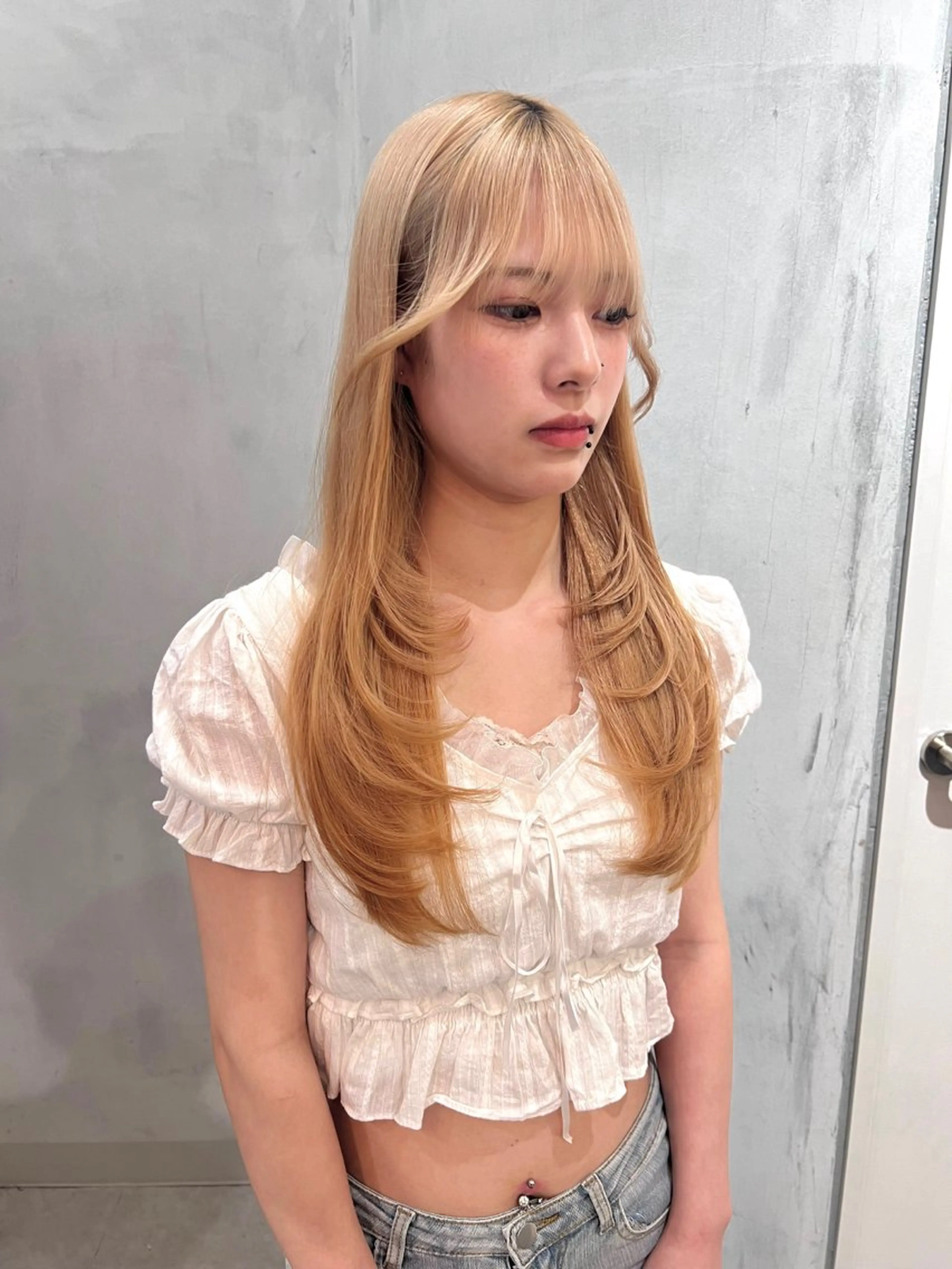 ⁉️2万円以下で⁉️似合わせカット➕ブリーチありWカラー➕高級トリートメント🫧の写真