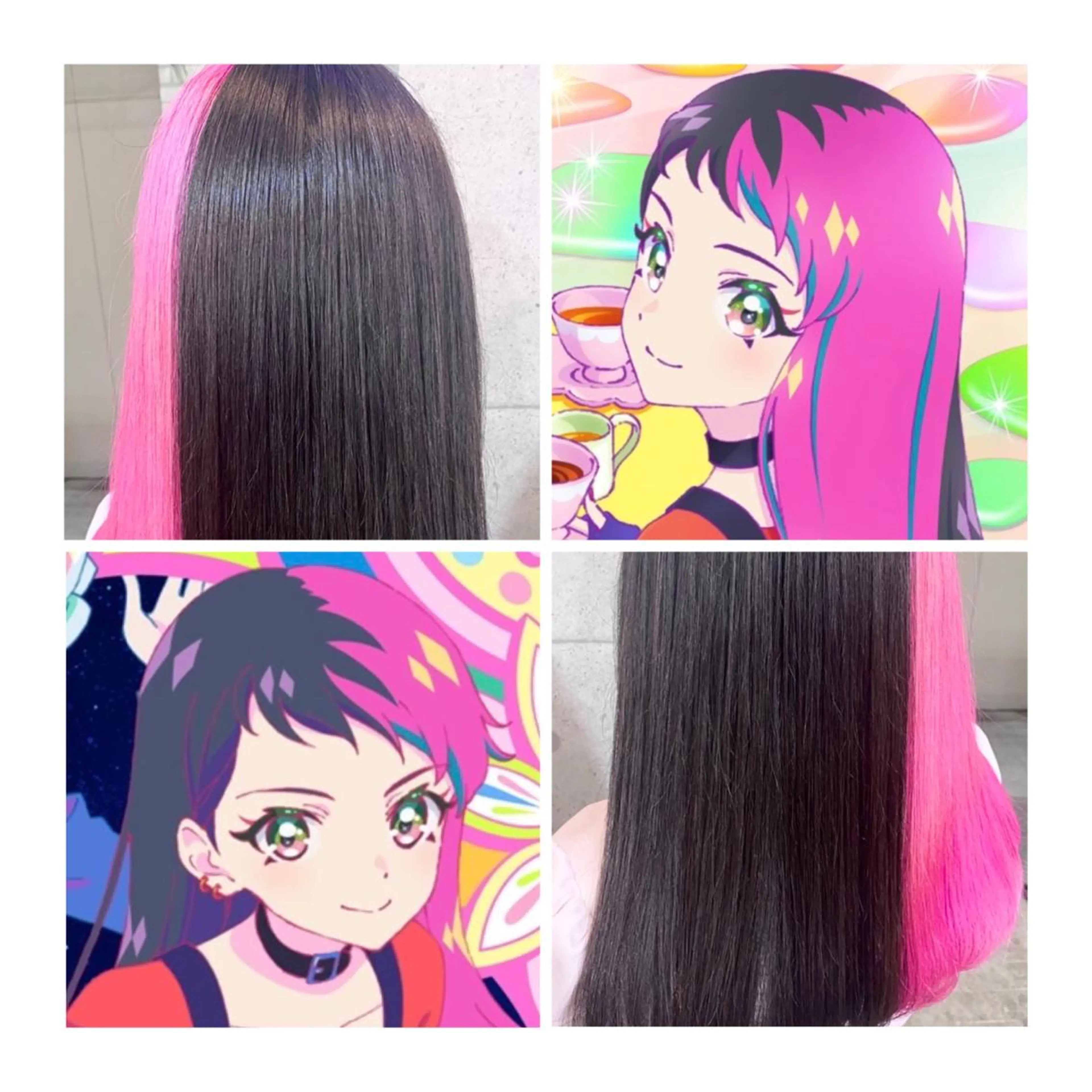 カラー ブリーチ GARU-ガル-所属・TSUNO🦖 派手髪/オタク美容師のヘアスタイル