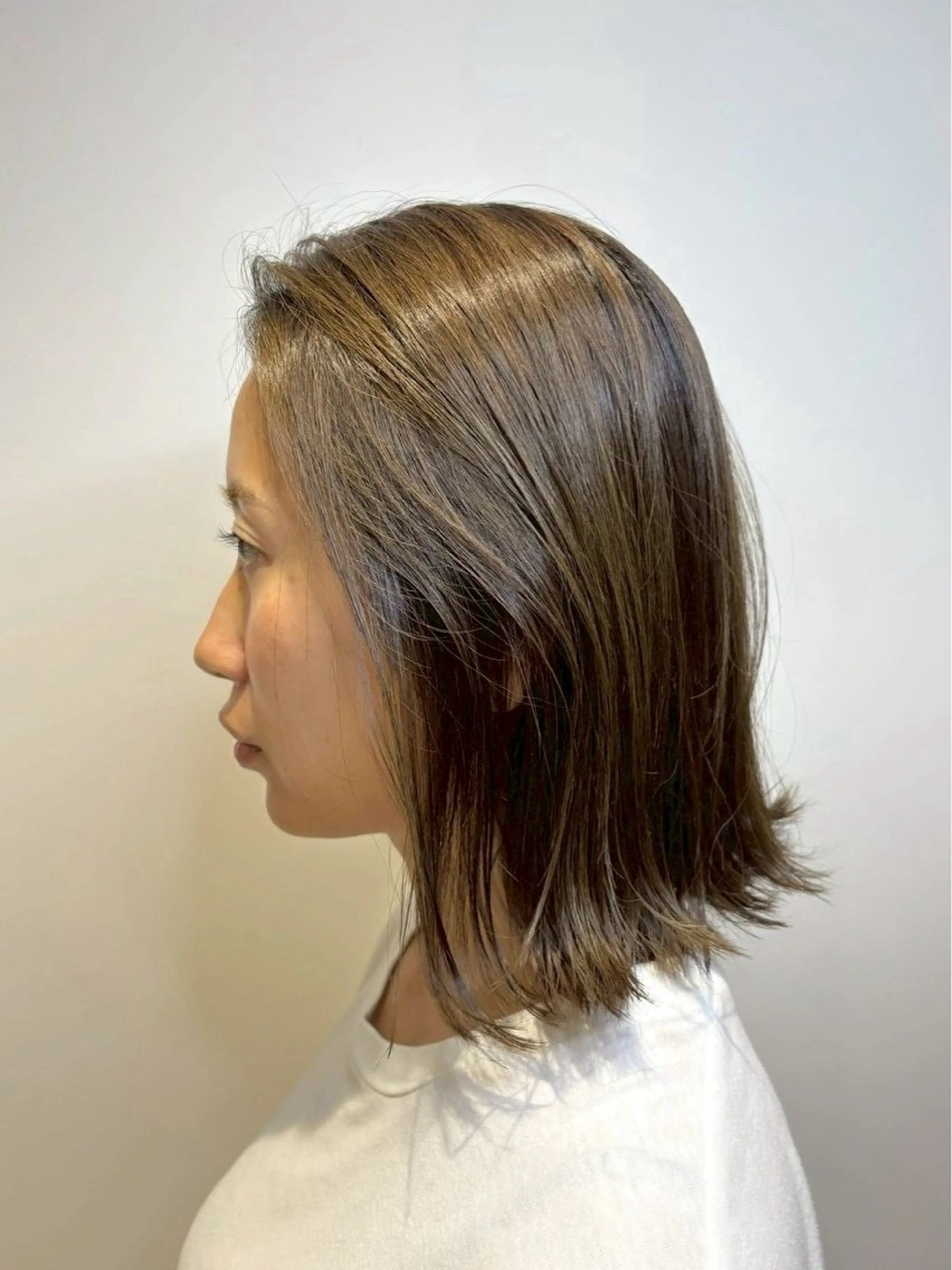 カラー 透明感カラー オレンジ ヘアカラー オリーブヘア🫒/ ハイライト/志賀のヘアスタイル