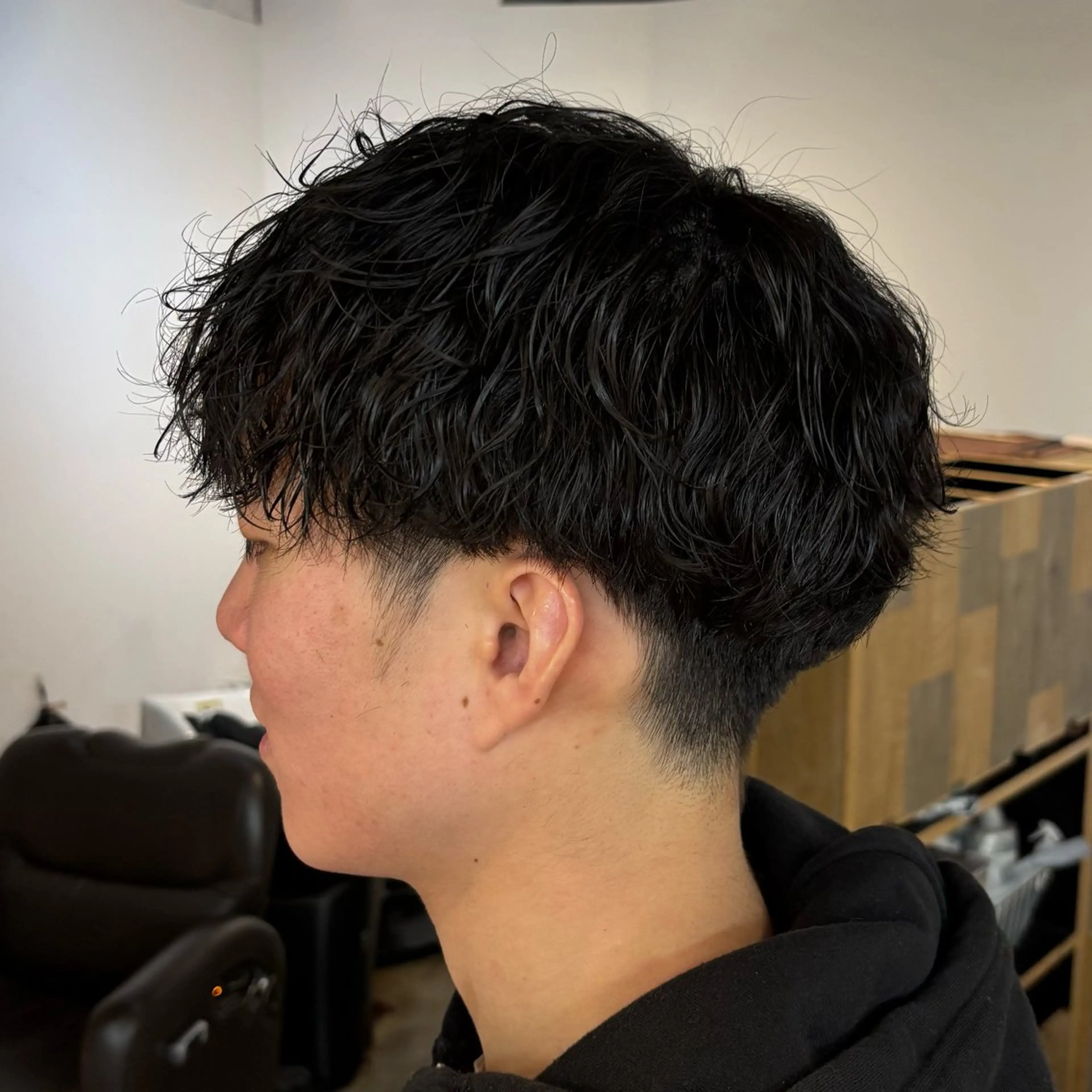 メンズカット➕波巻きパーマ🧑🏻‍🦱✨ ⚠️2/1より料金変動いたしますの写真