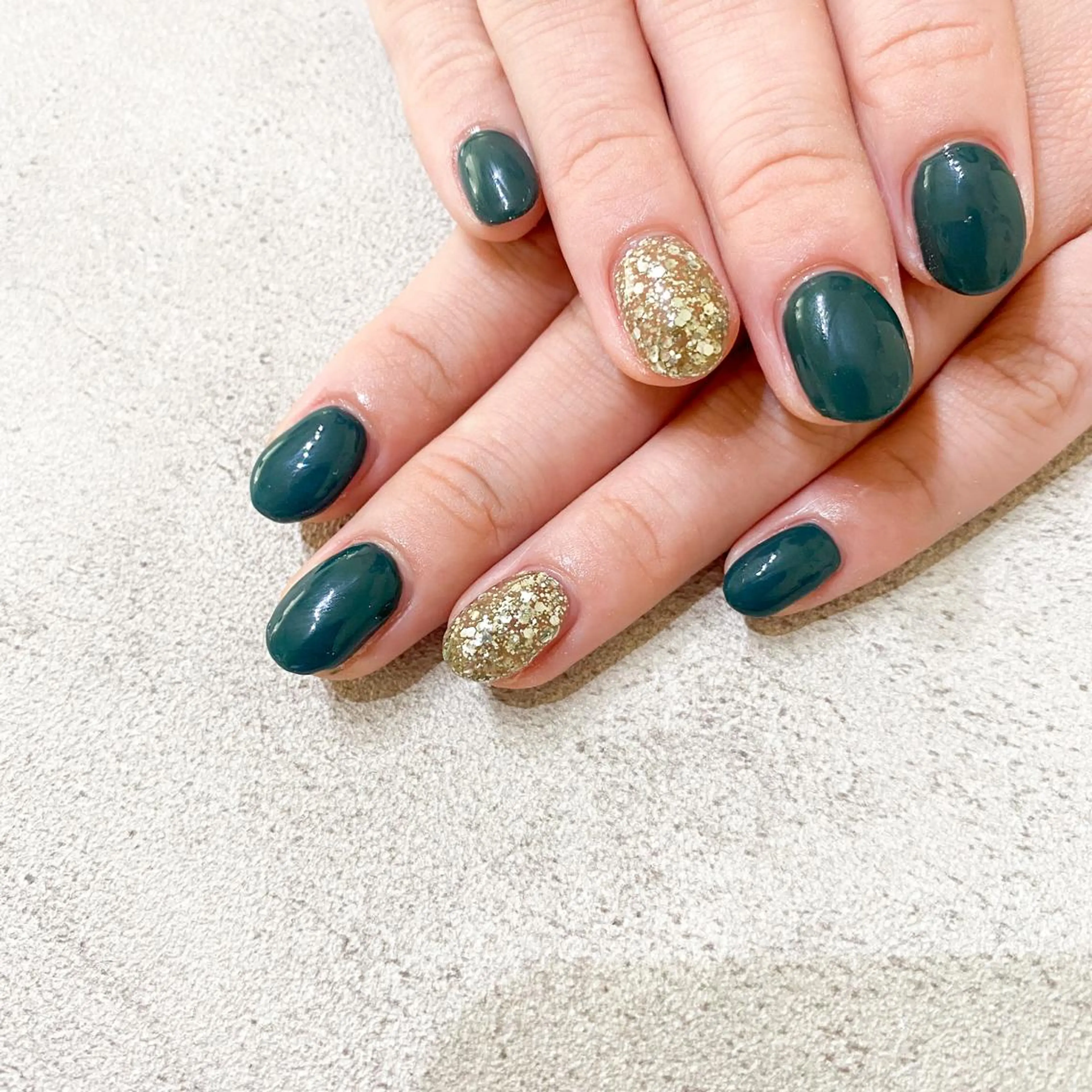 ネイル ハンドネイル ゴテゴテ💙ワンホン リオナのネイルデザイン